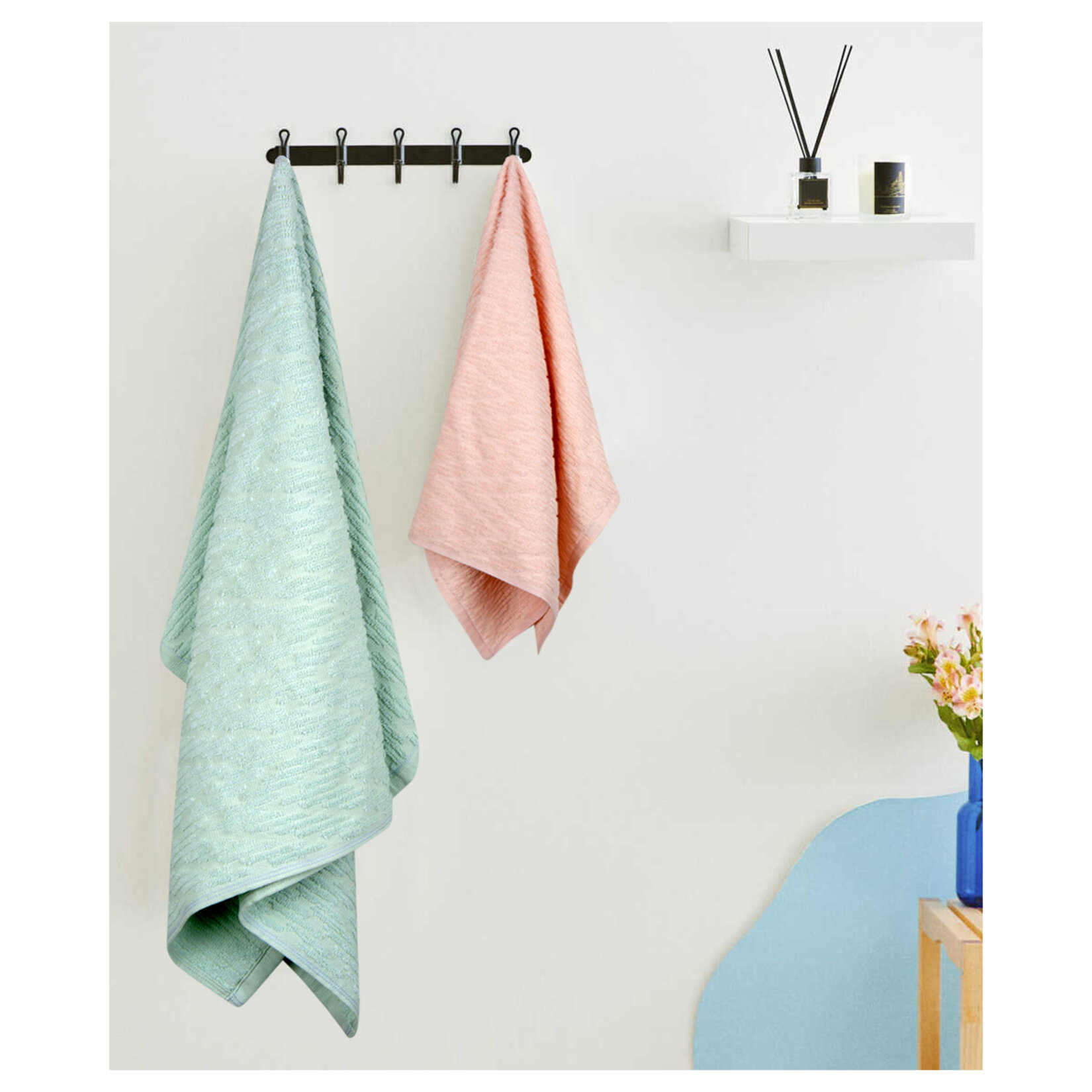 Maisonette Wavy Yüz Havlusu 50 x 70 Cm - Görsel 2