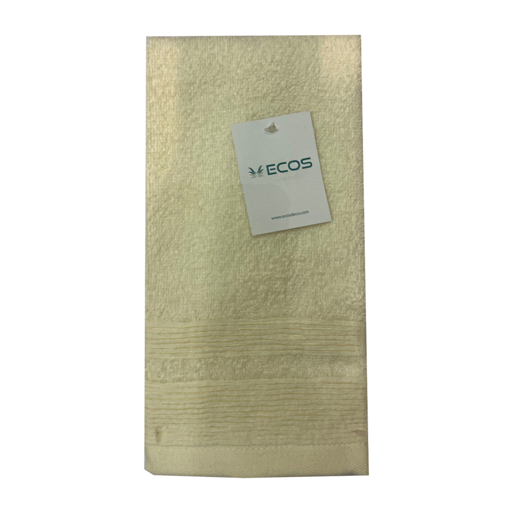 Ecos Linea Solid Armür 70X140 Havlu - Ekru - Görsel 1