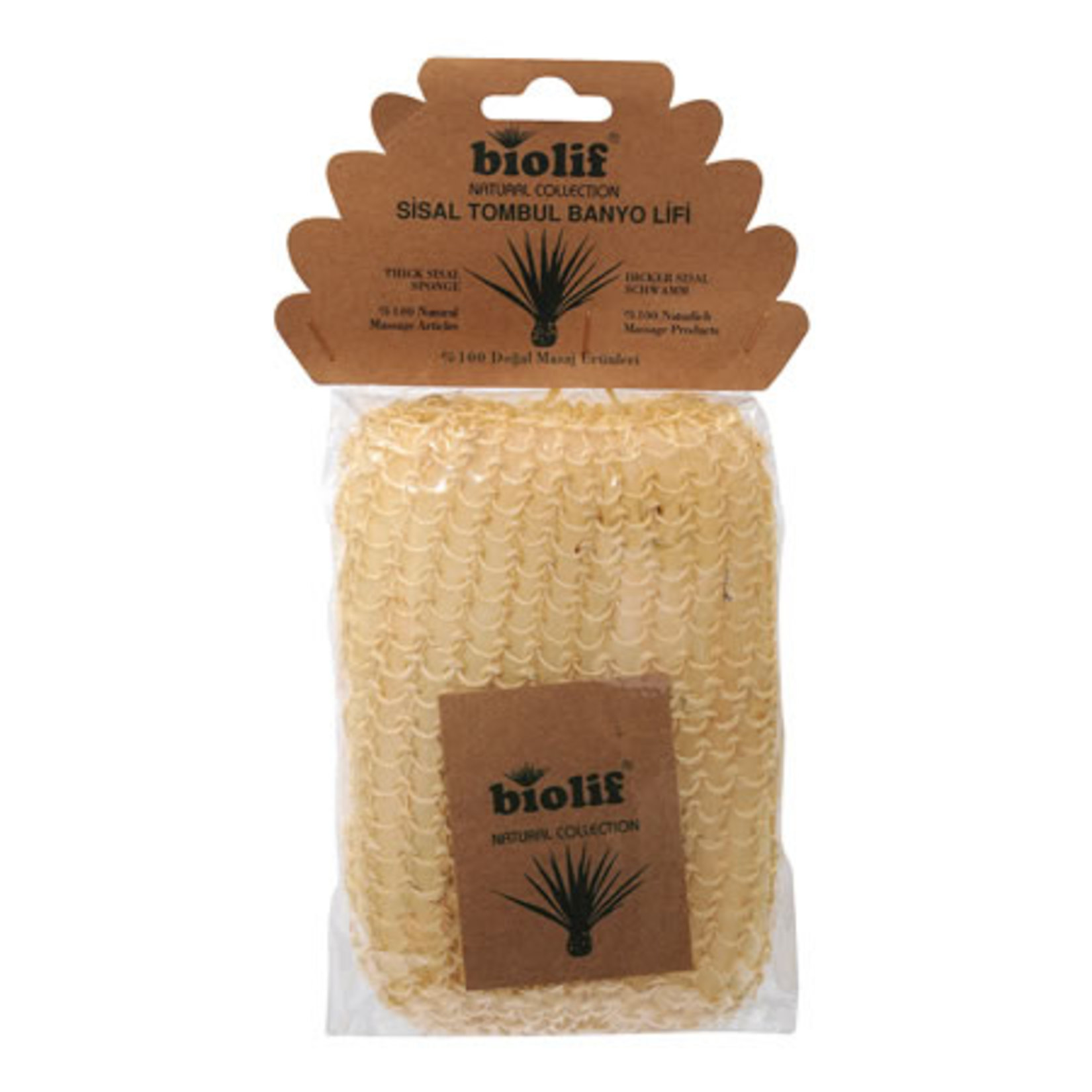 Biolif Sisal Tombul Banyo Süngeri