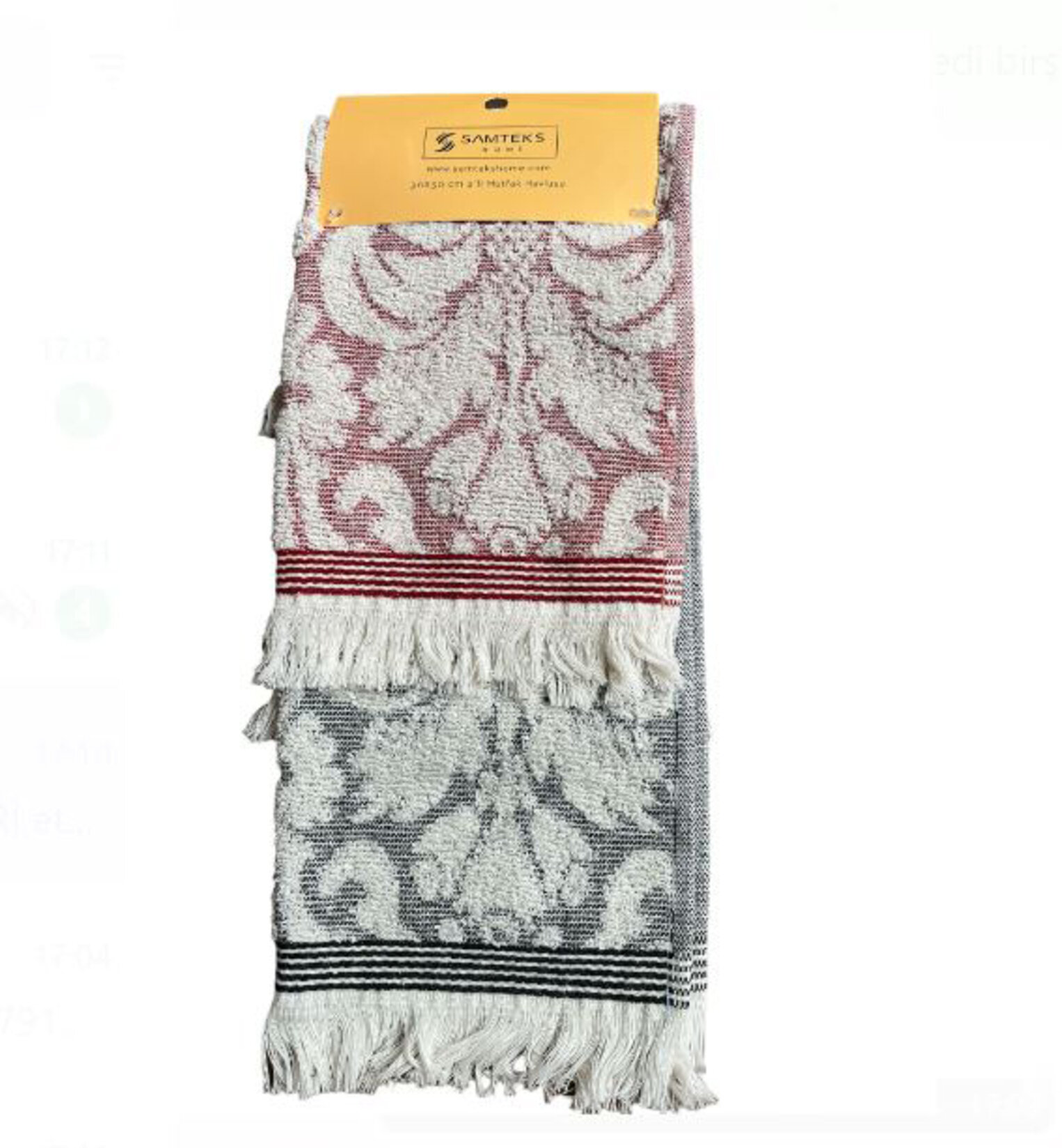 Samteks Home 2'li Etnik Mutfak Havlusu 30X50 Cm