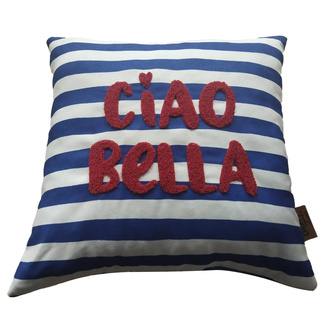 Chirpy Çizgili Ciao Bella Kırlent 40 x 40 Cm