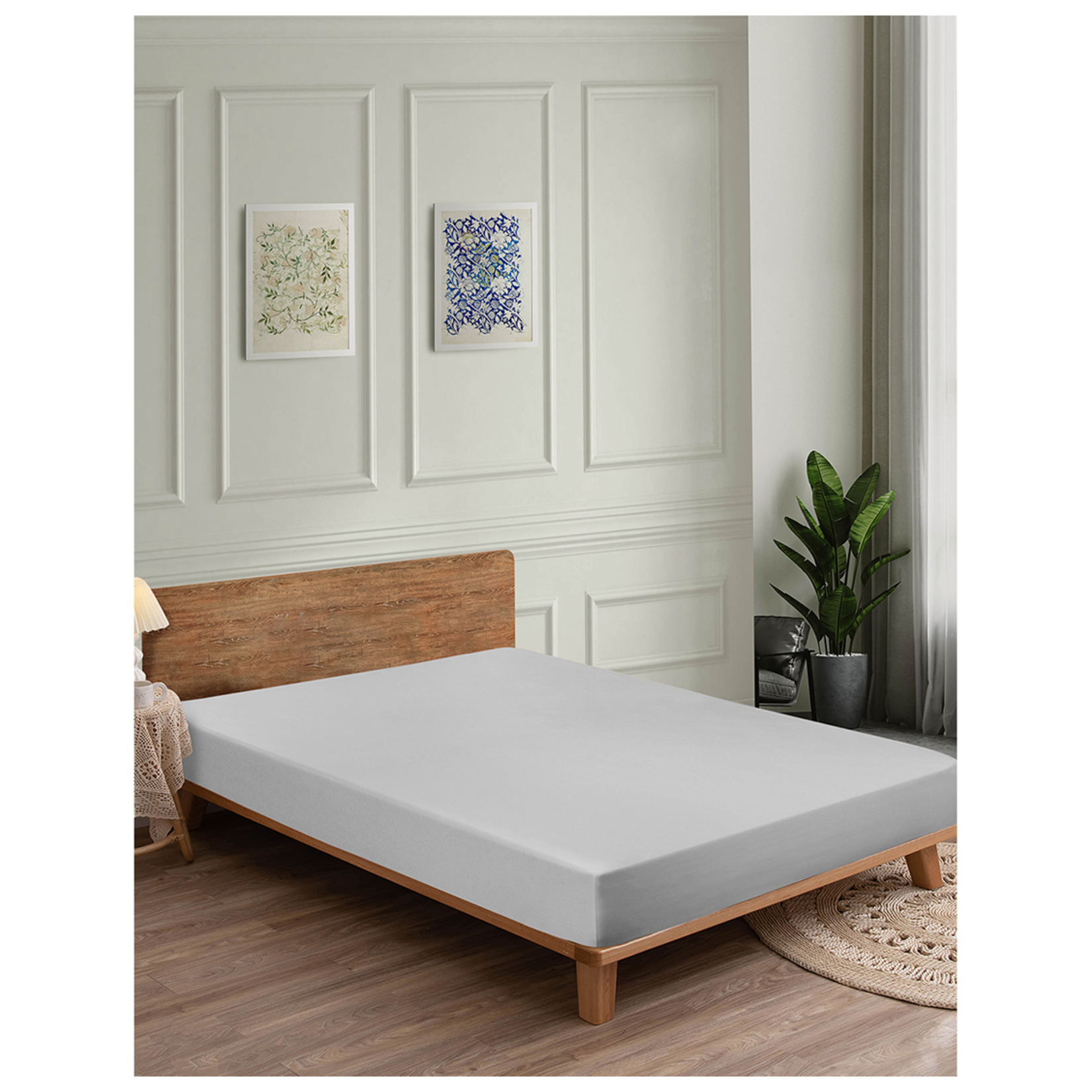 Miss Viola Çift Kişilik Penye Çarşaf 160 x 200 Cm - Görsel 4