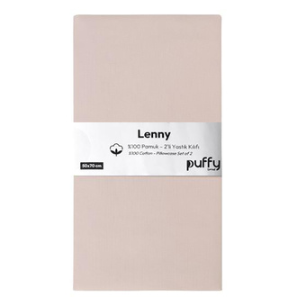 Puffy Lenny Dokuma Yastık Kılıfı 2'li 50 x 70 Cm