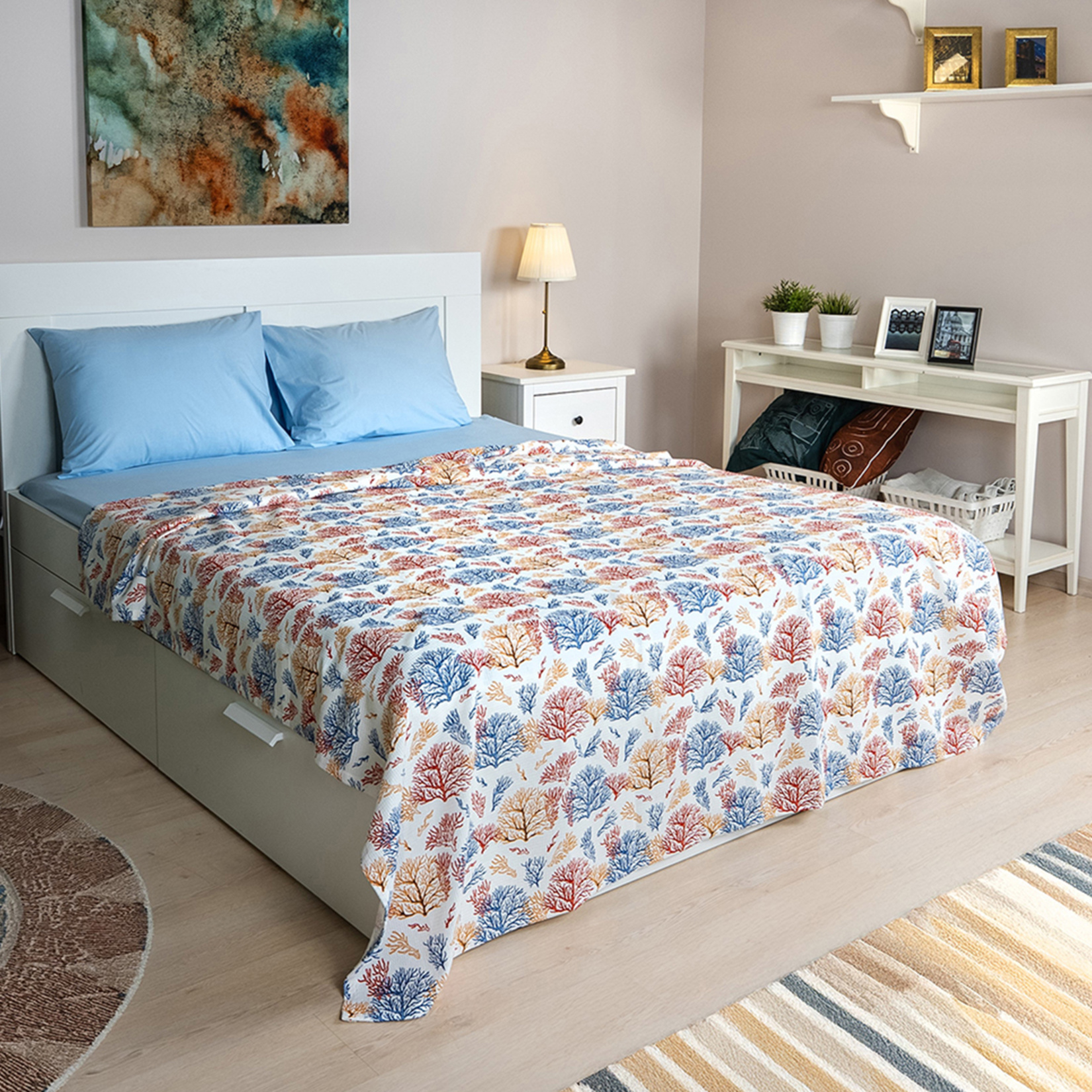 Cotton Collection Çift Kişilik Pike Seti 200 x 220 Cm
