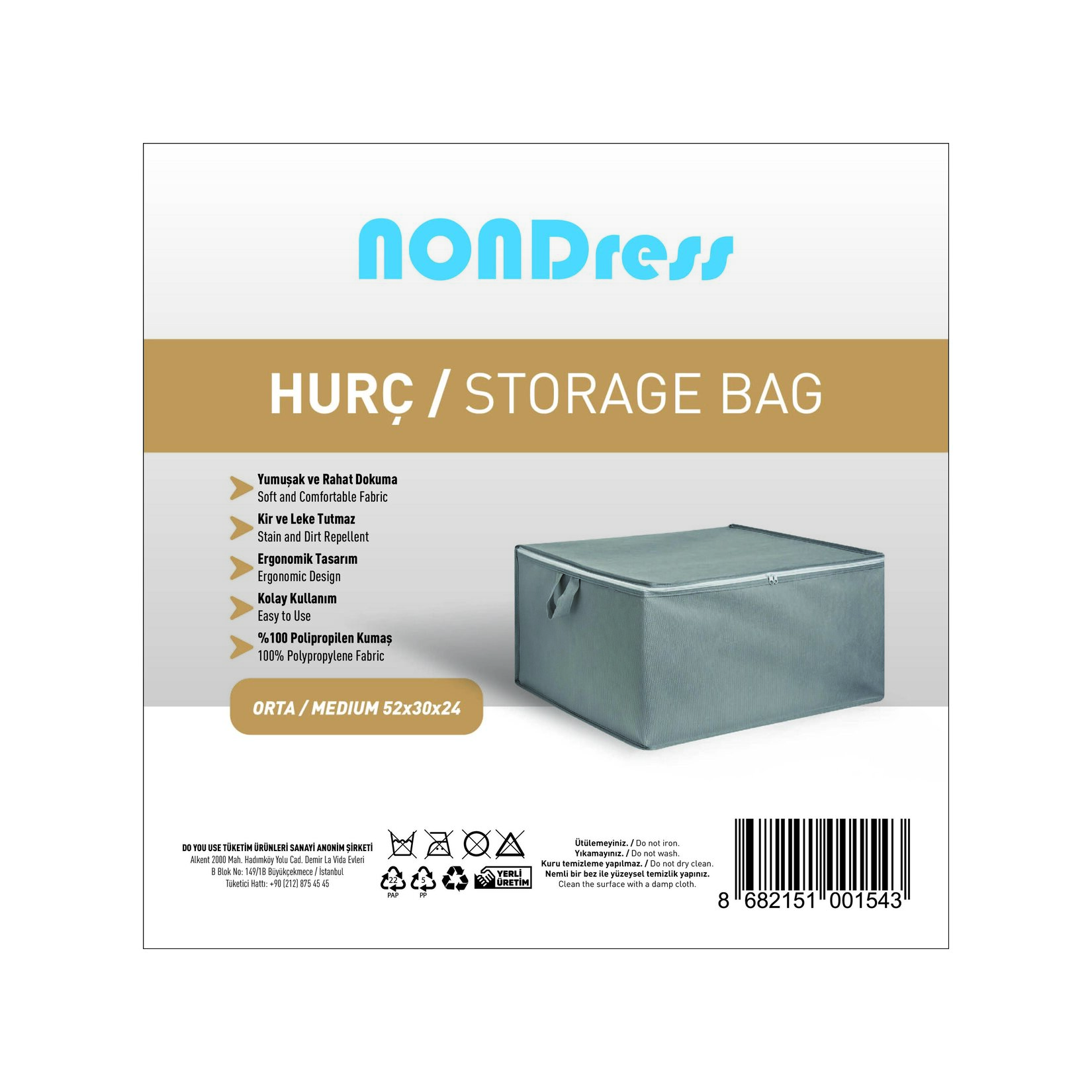 Nondress Hurç M 52 x 30 x 24 - Görsel 2