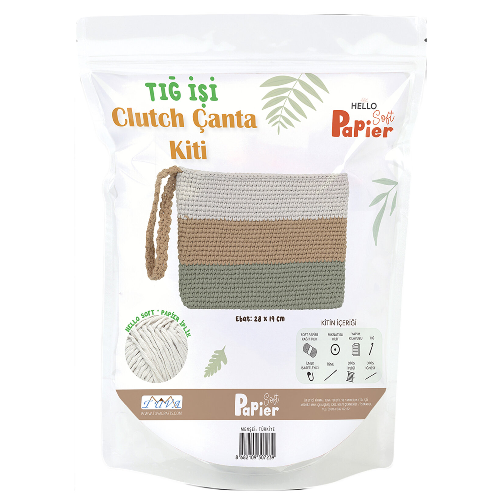 Tuva Clutch Çanta Kiti