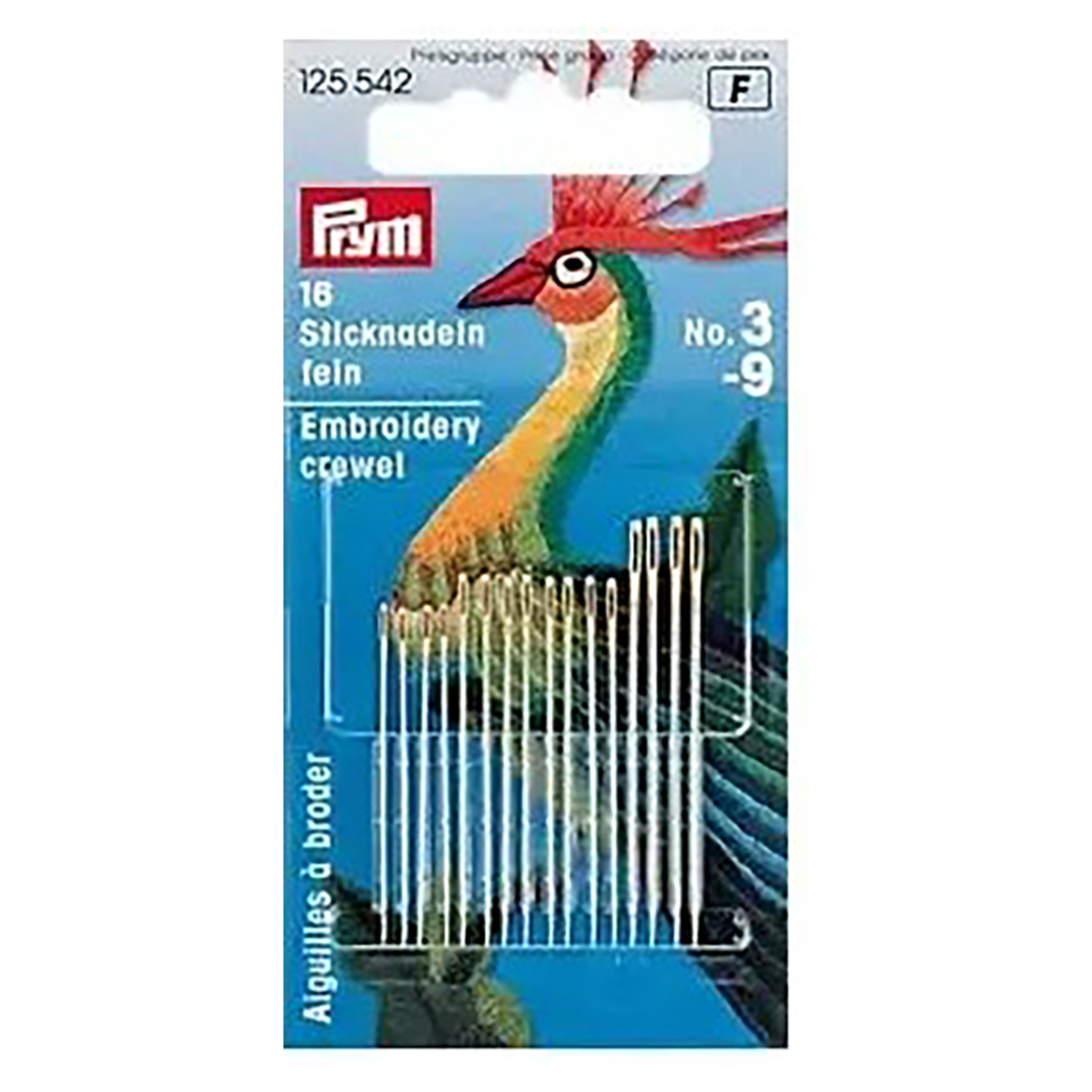 Prym Crewel Nakış İğnesi No:3-9 16'lı Set