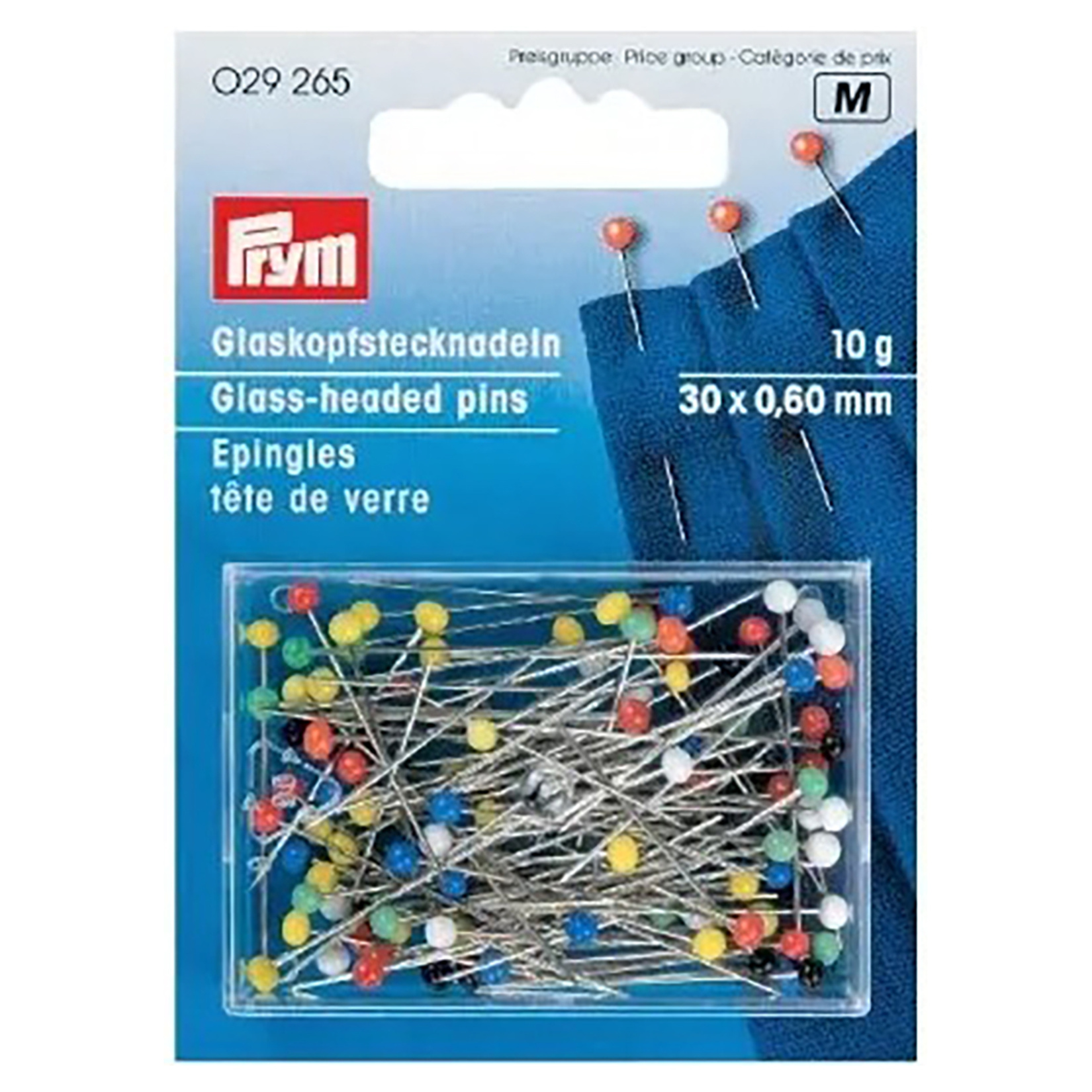 Prym Cam Başlı Toplu İğne 30 Mm x 0.60 Mm 10 G