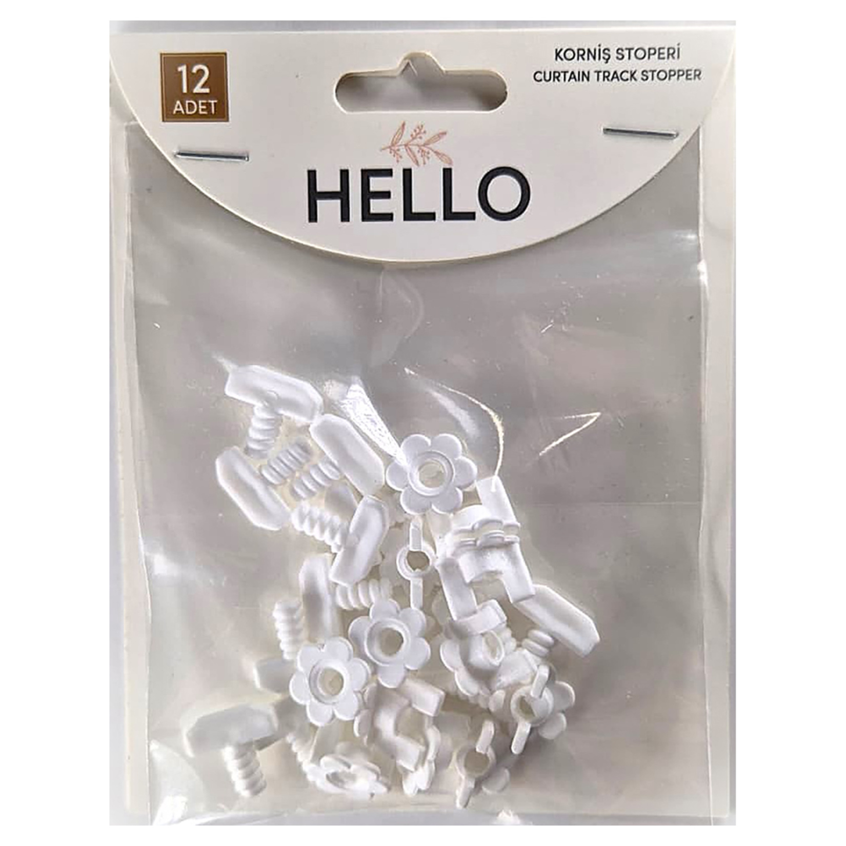 Hello Korniş Stoperi Paketinde 12 Adet
