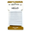 Hello Yassı Lastik 8 Mm Beyaz 5 M - Görsel 1