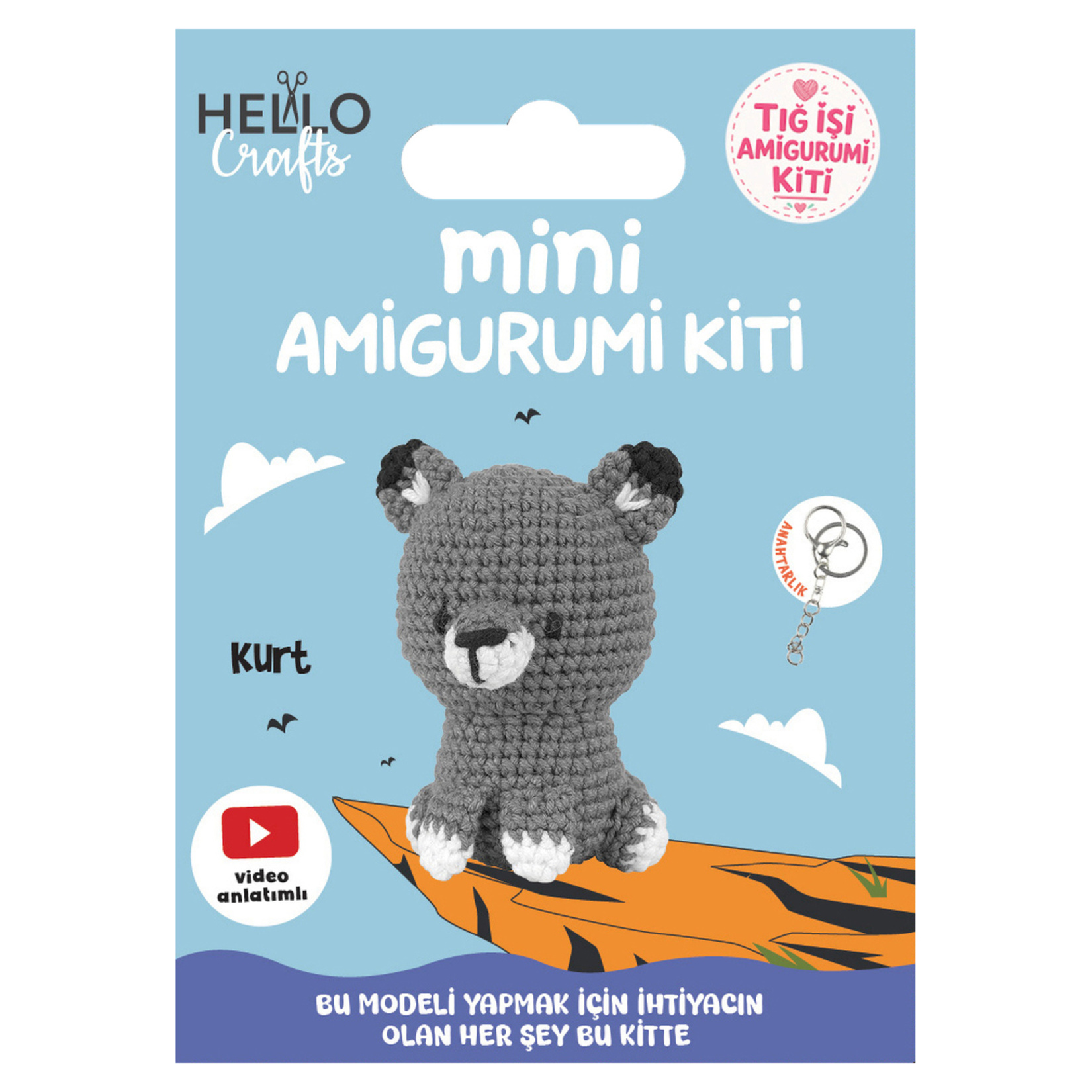 Tuva Mini Amigurumi Kiti - Görsel 3