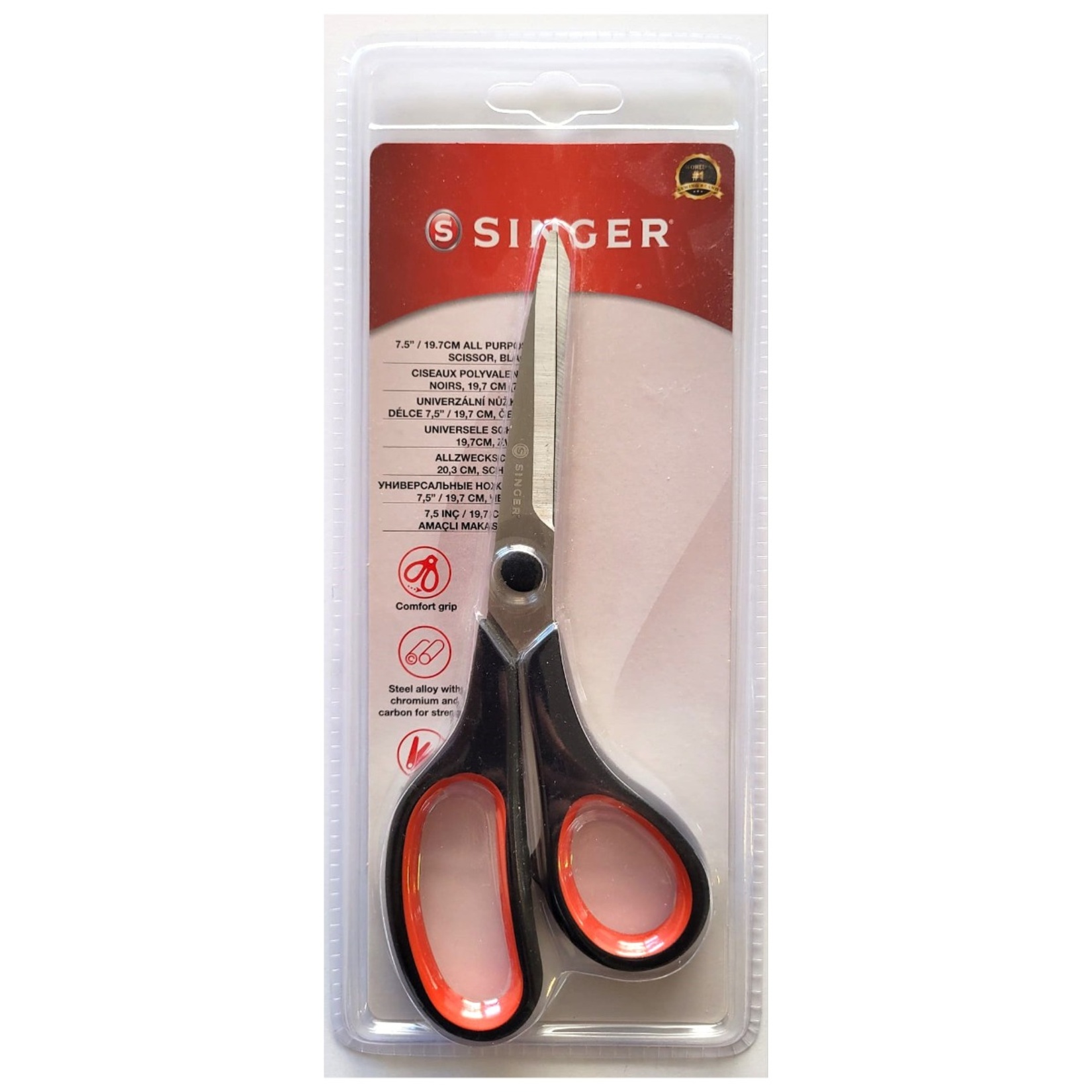 Singer Çok Amaçlı Plastik Saplı Makas 19.7 Cm