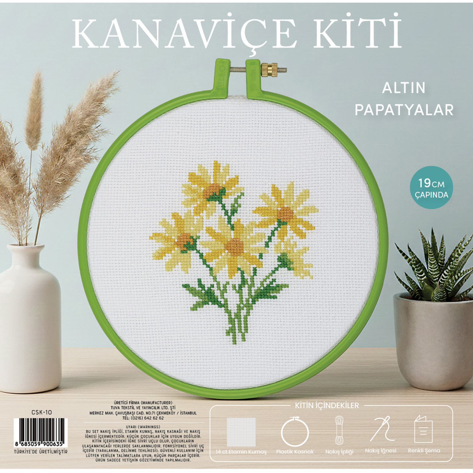 Tuva Kanaviçe El İşi Seti - Görsel 2