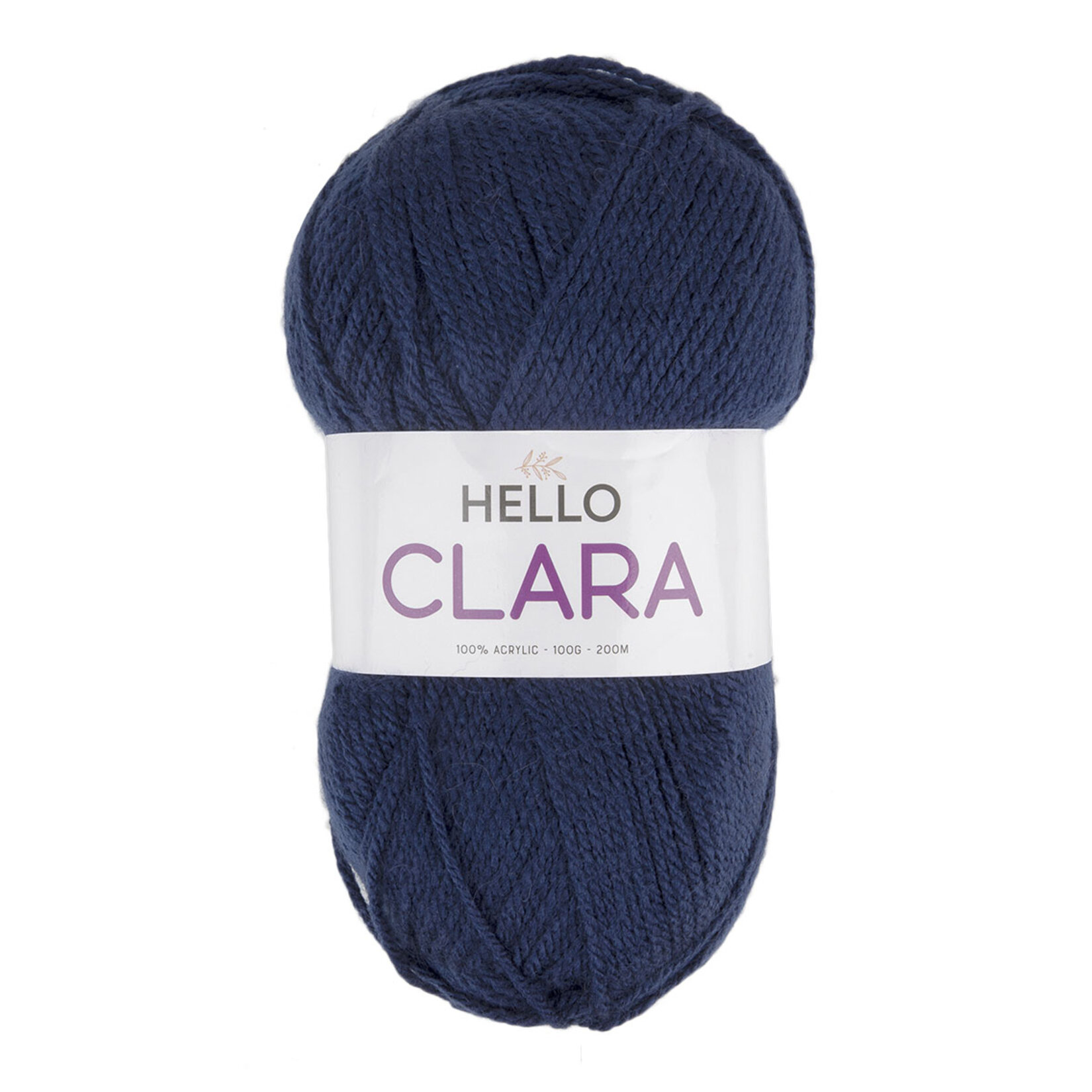 Tuva Hello Clara Örgü İpliği 100G (200M) Lacivert