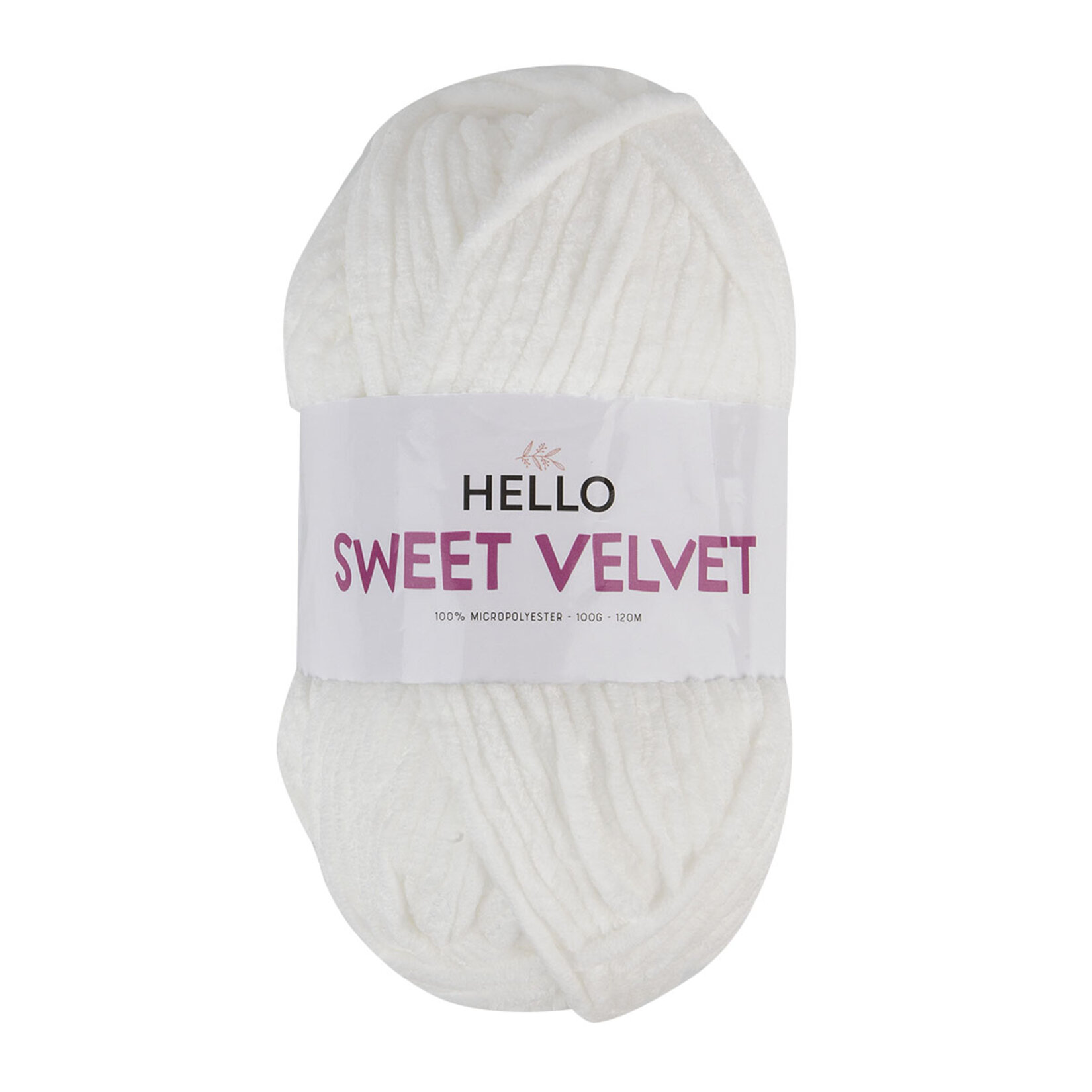 Tuva Hello Sweet Velvet Örgü İpliği 100G Beyaz