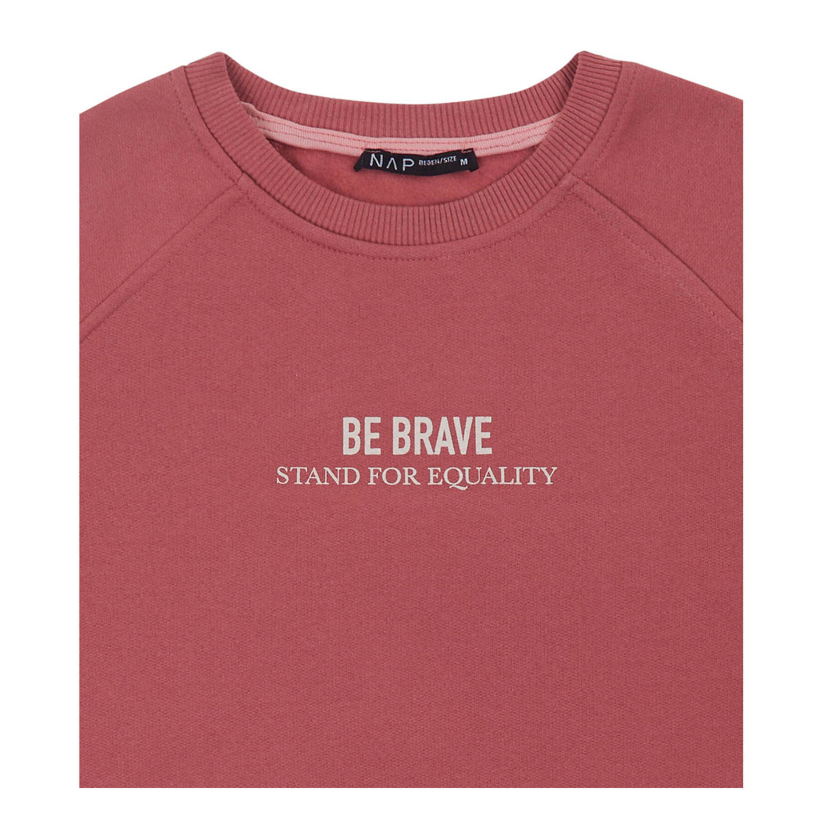 Nap Kadın O Yaka Şardonlu Sweat Gülkurusu M