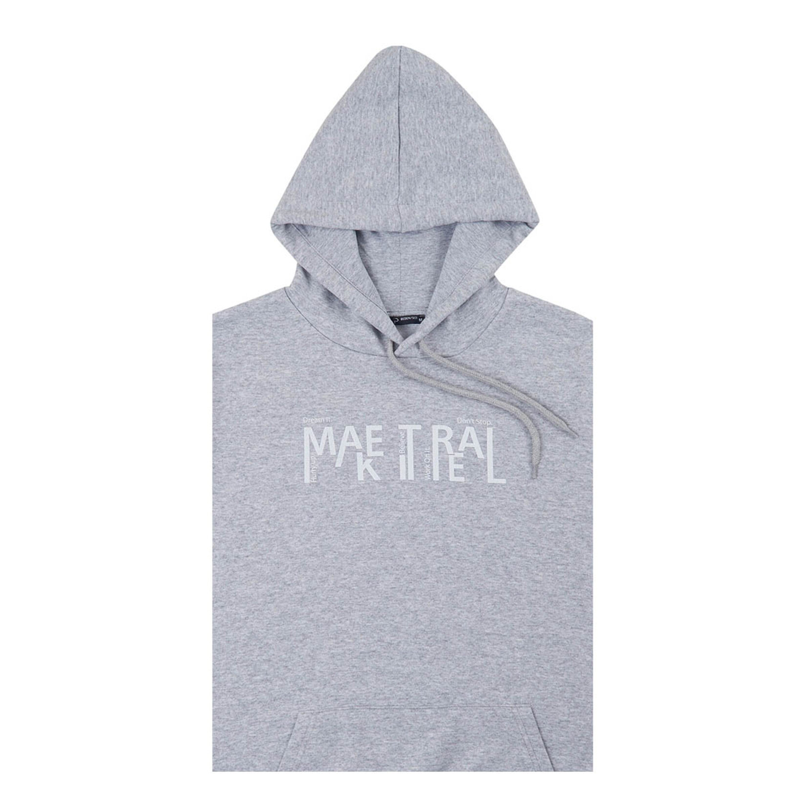 Nap Erkek Baskılı Sweatshirt Gri Melanj XXL