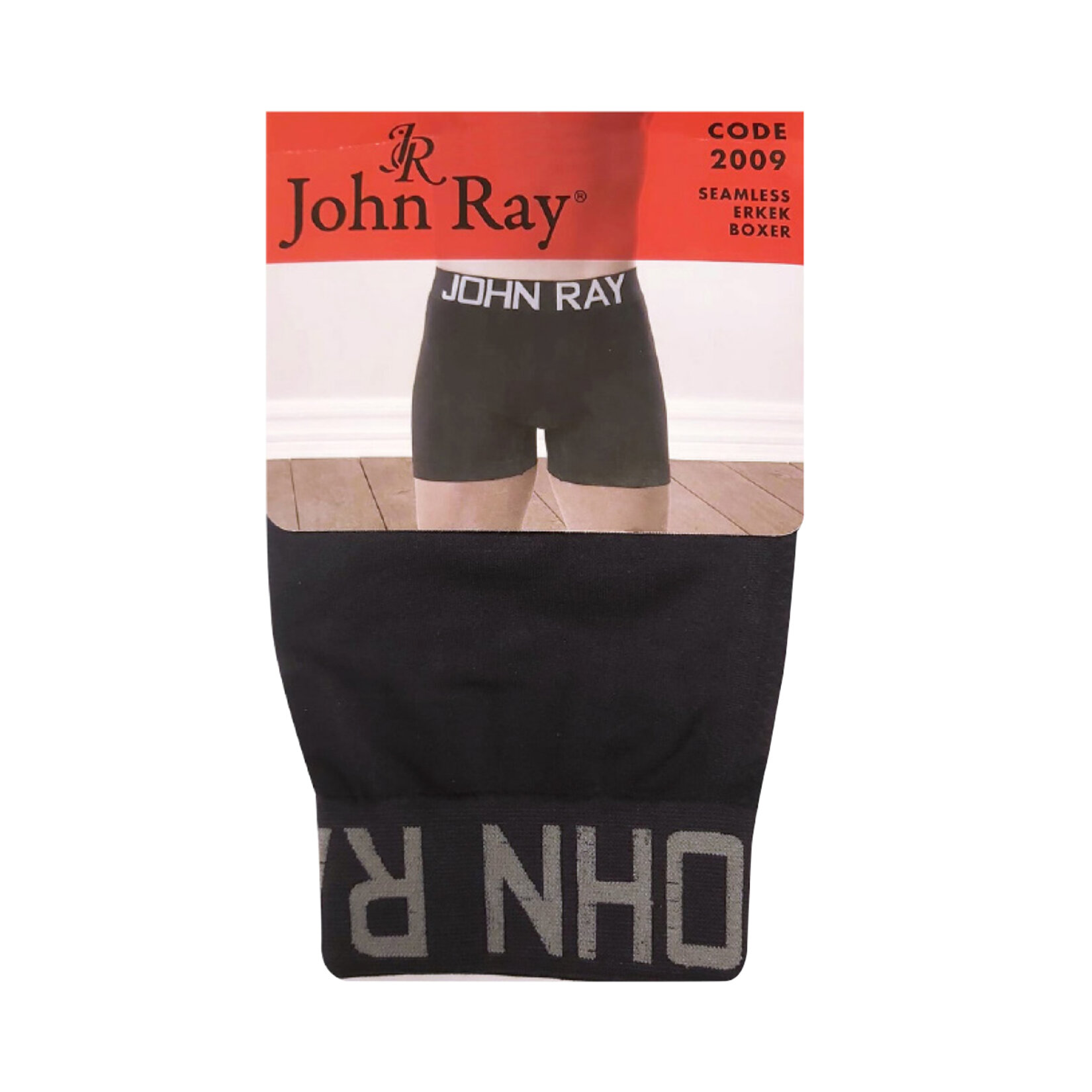 John Ray Dikişsiz Boxer Siyah M - L - XL - XXL - Görsel 2