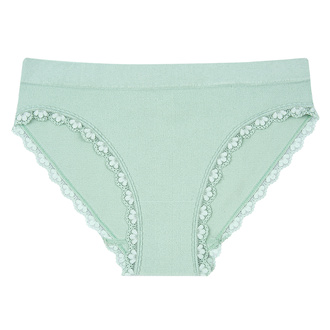 Body Pure Renkli Dantel Kenarlı Slip M