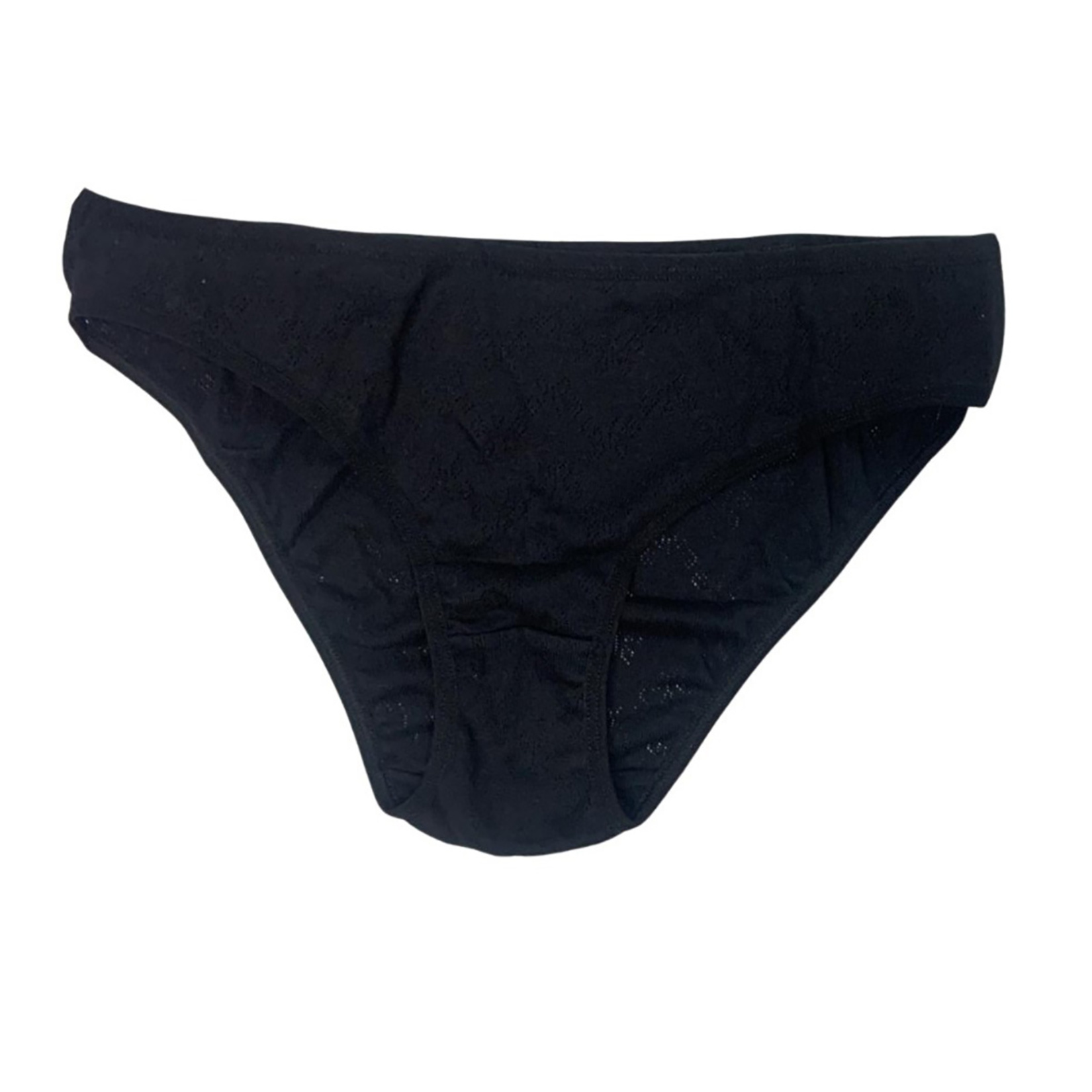 Yaase Siyah-Bordo Kadın Slip 2'li Slip XL