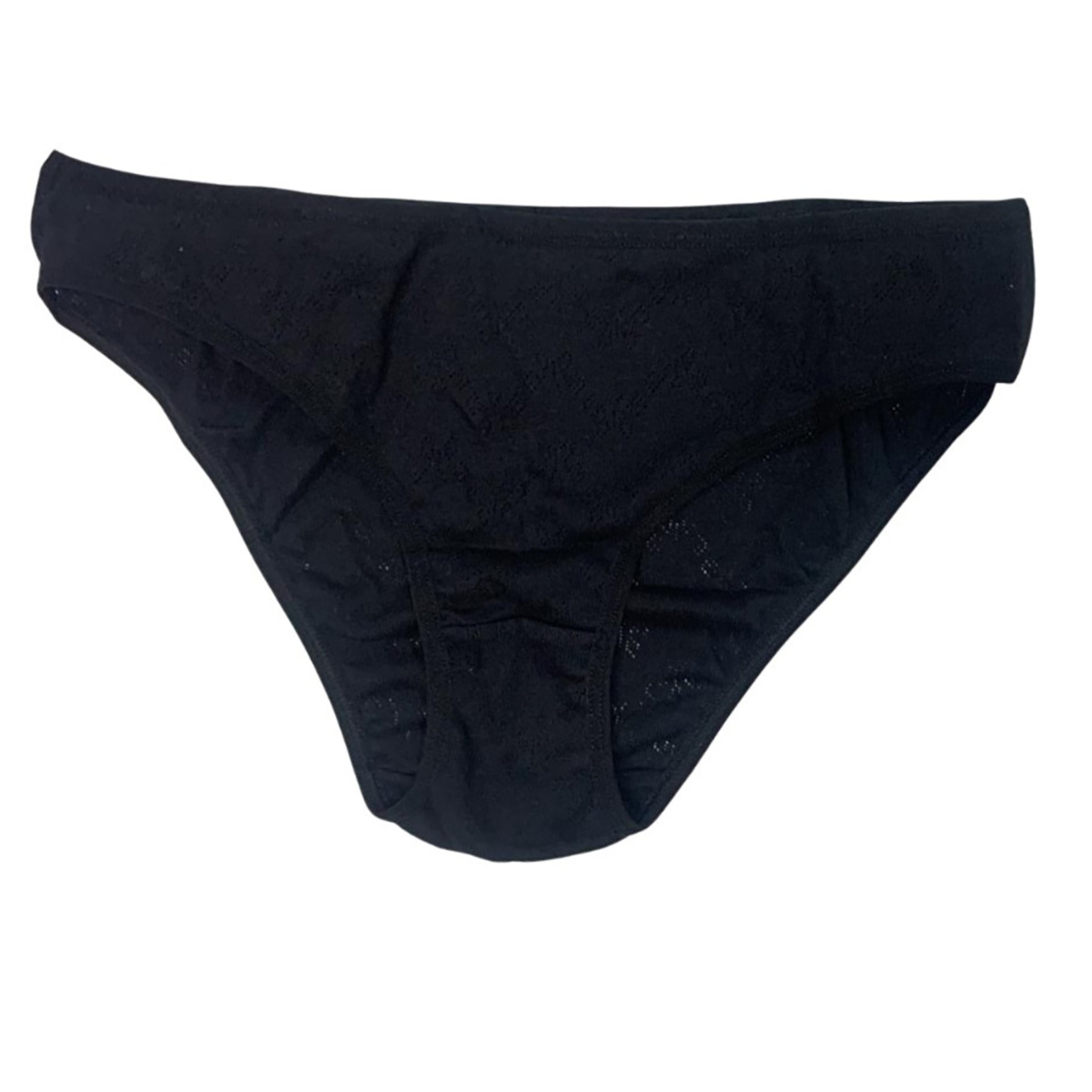 Yaase Siyah-Bordo Kadın Slip 2'li Slip S