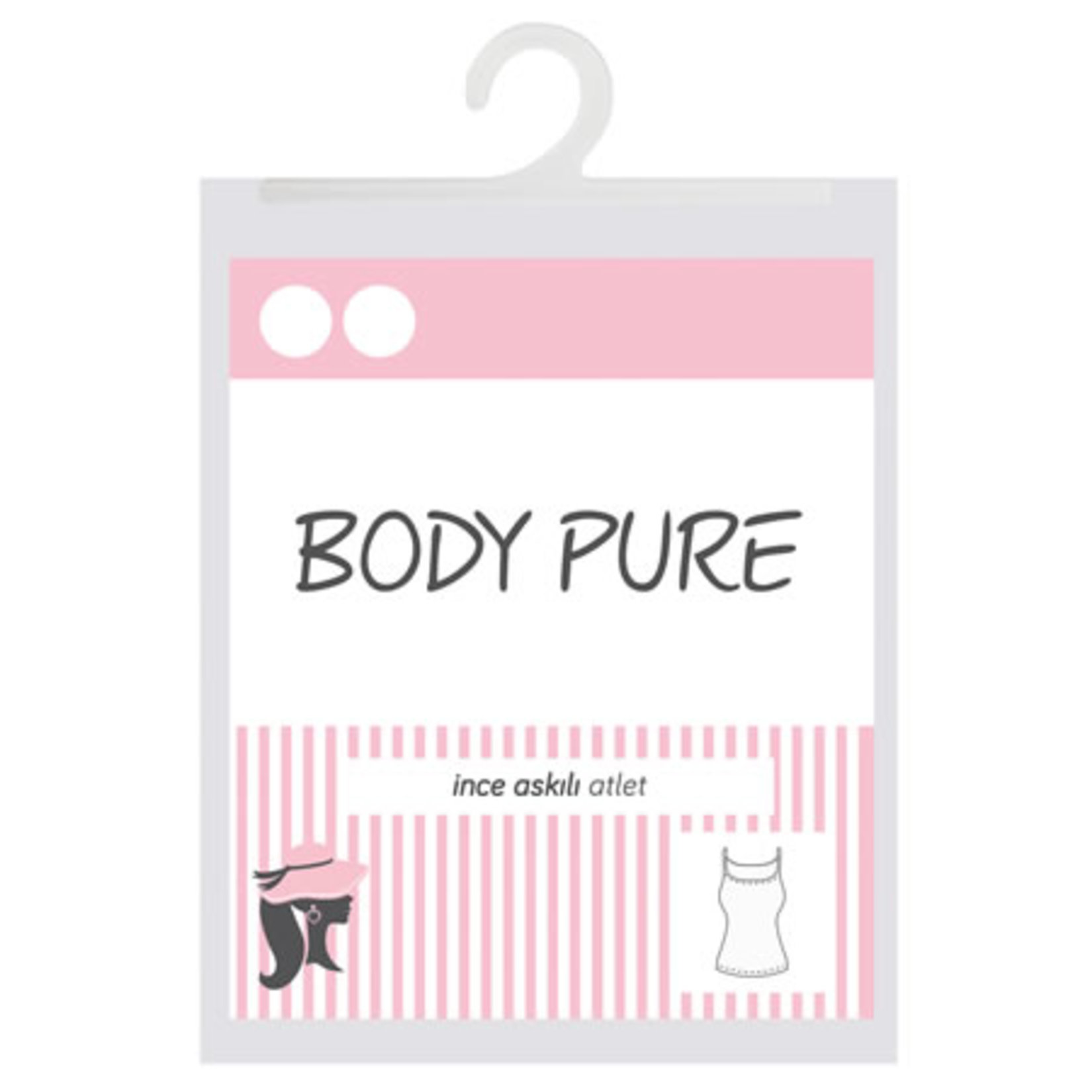 Body Pure&nbsp;Kadın Atlet Beyaz XL