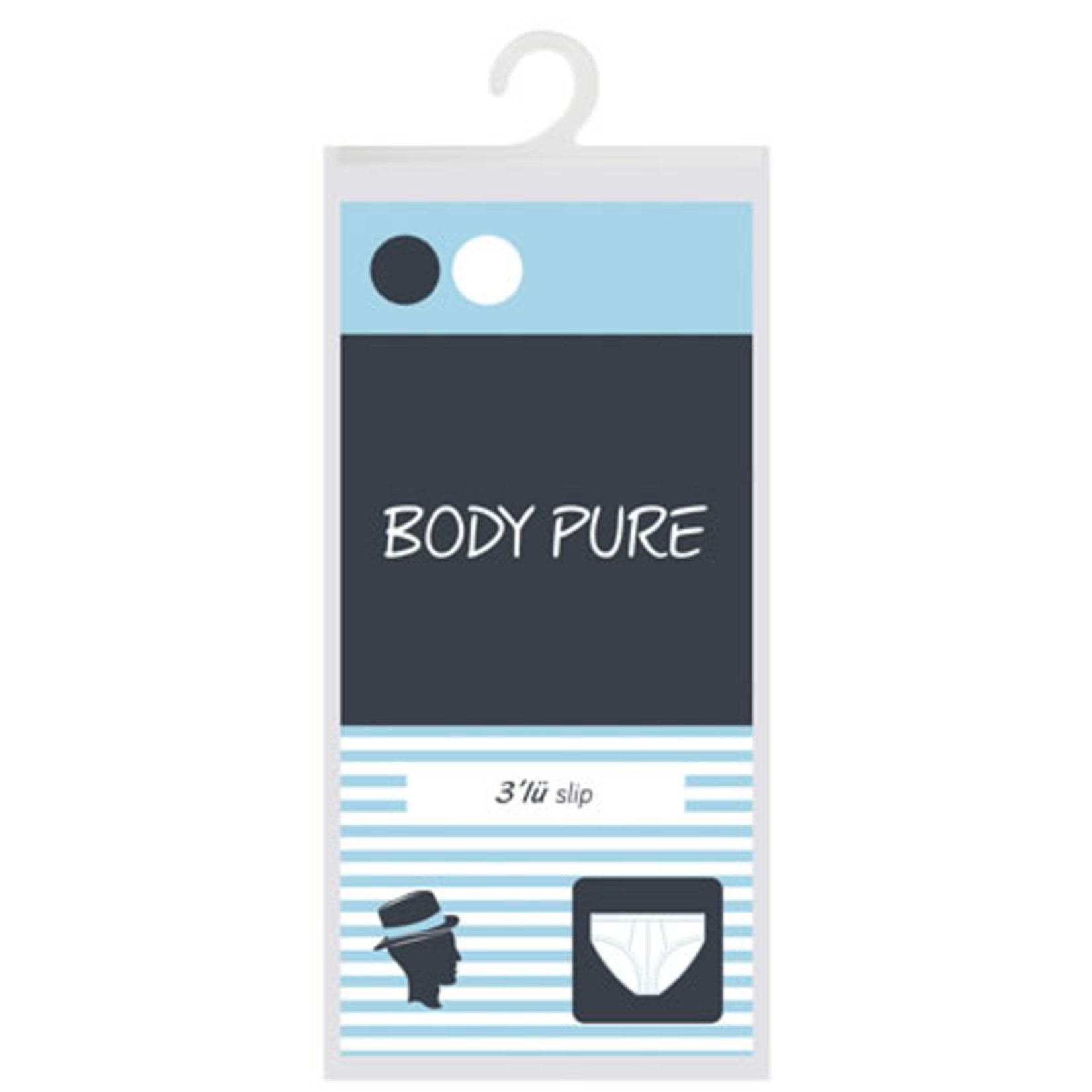 Body Pure Erkek Slip 3'Lü XL
