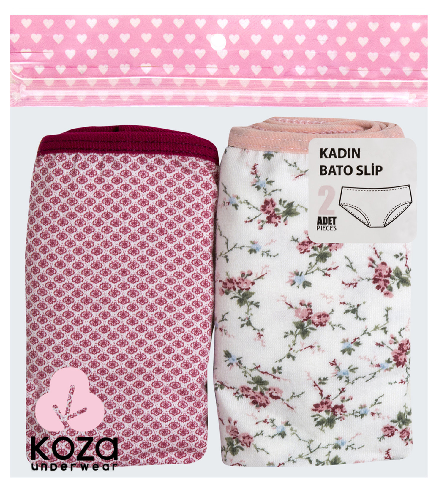 Koza My Kadın 2'li Bato Slip