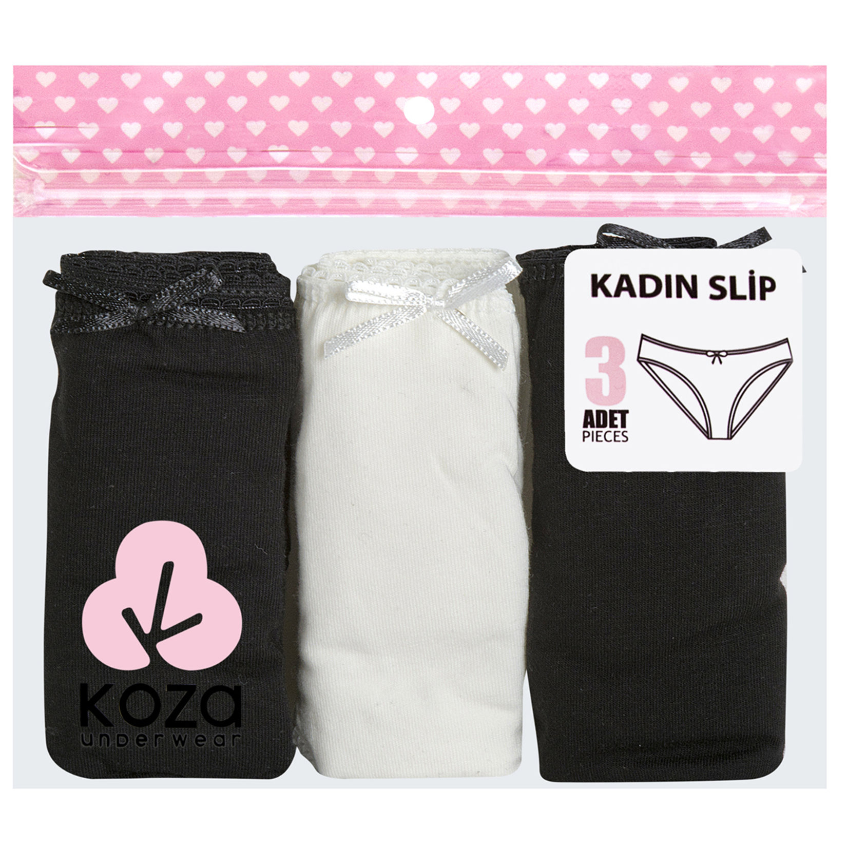 Koza My Kadın 3'lü Slip