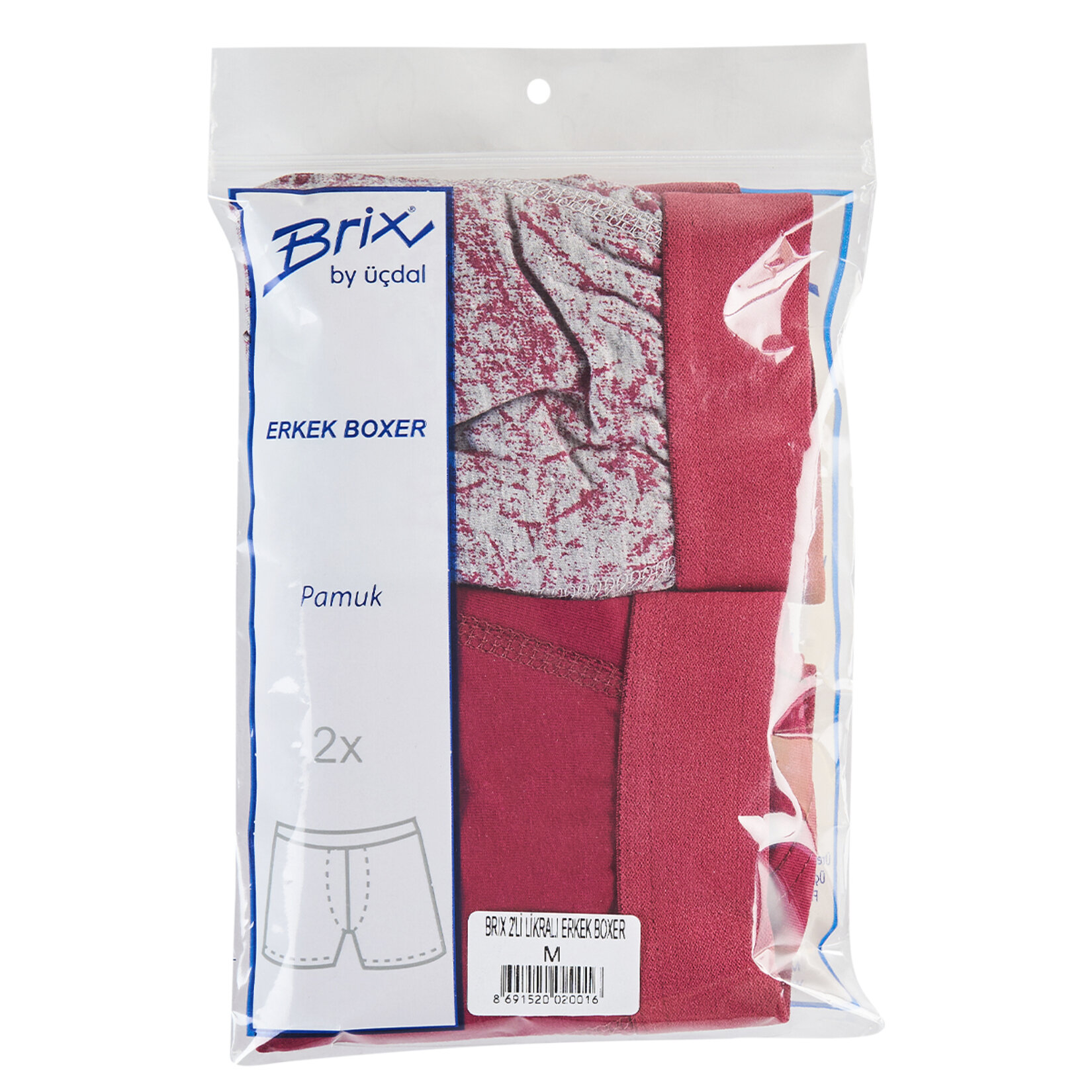 Brix 2'li Erkek Boxer XL - Görsel 2