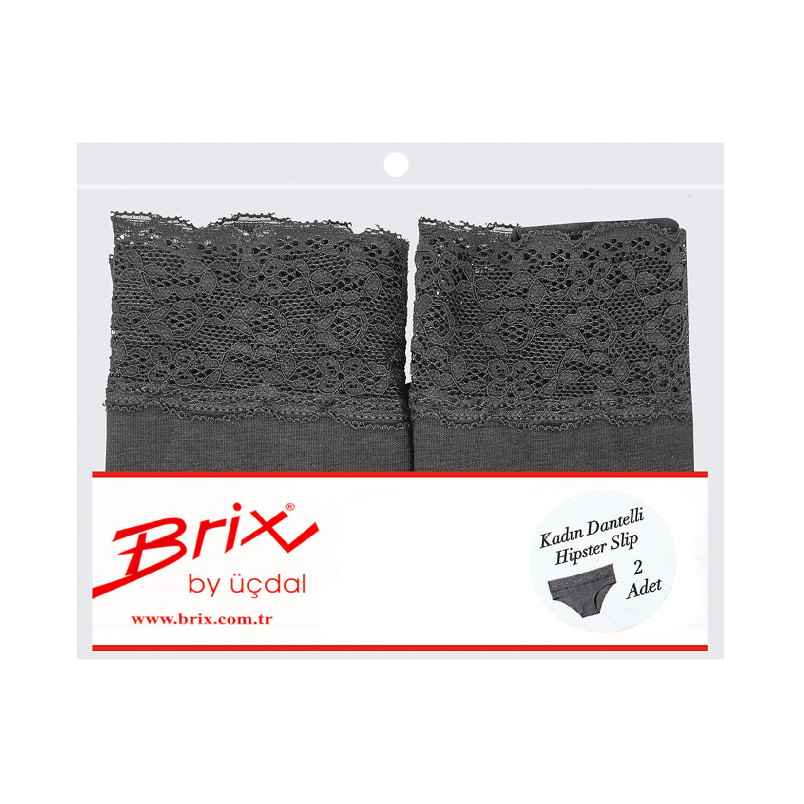 Brix 2'li Dantelli Hipster S