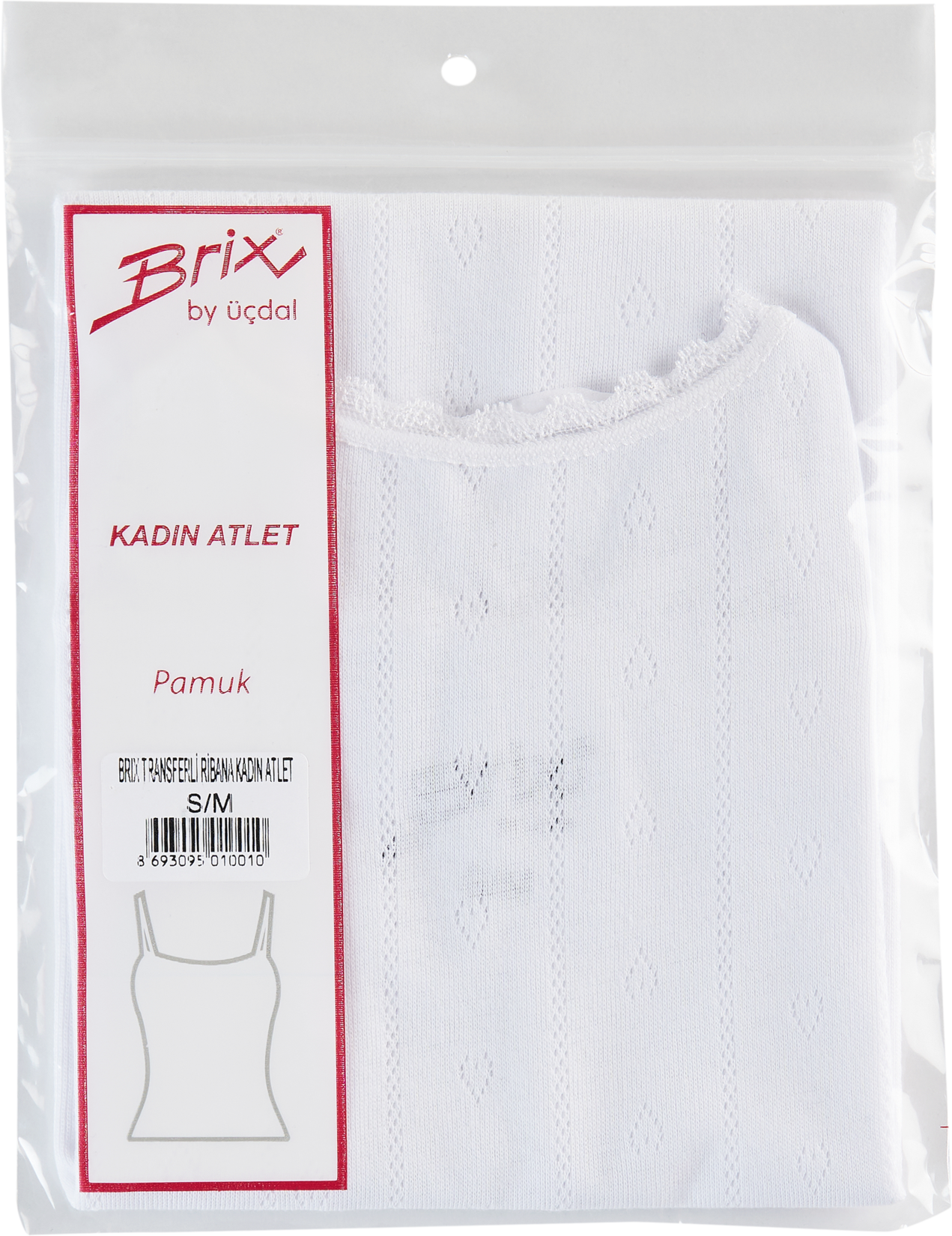 Brix Kadın Ribana Atlet - Görsel 3