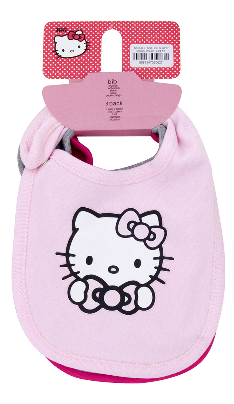 Hellokitty 3'Lü Bebek Önlük