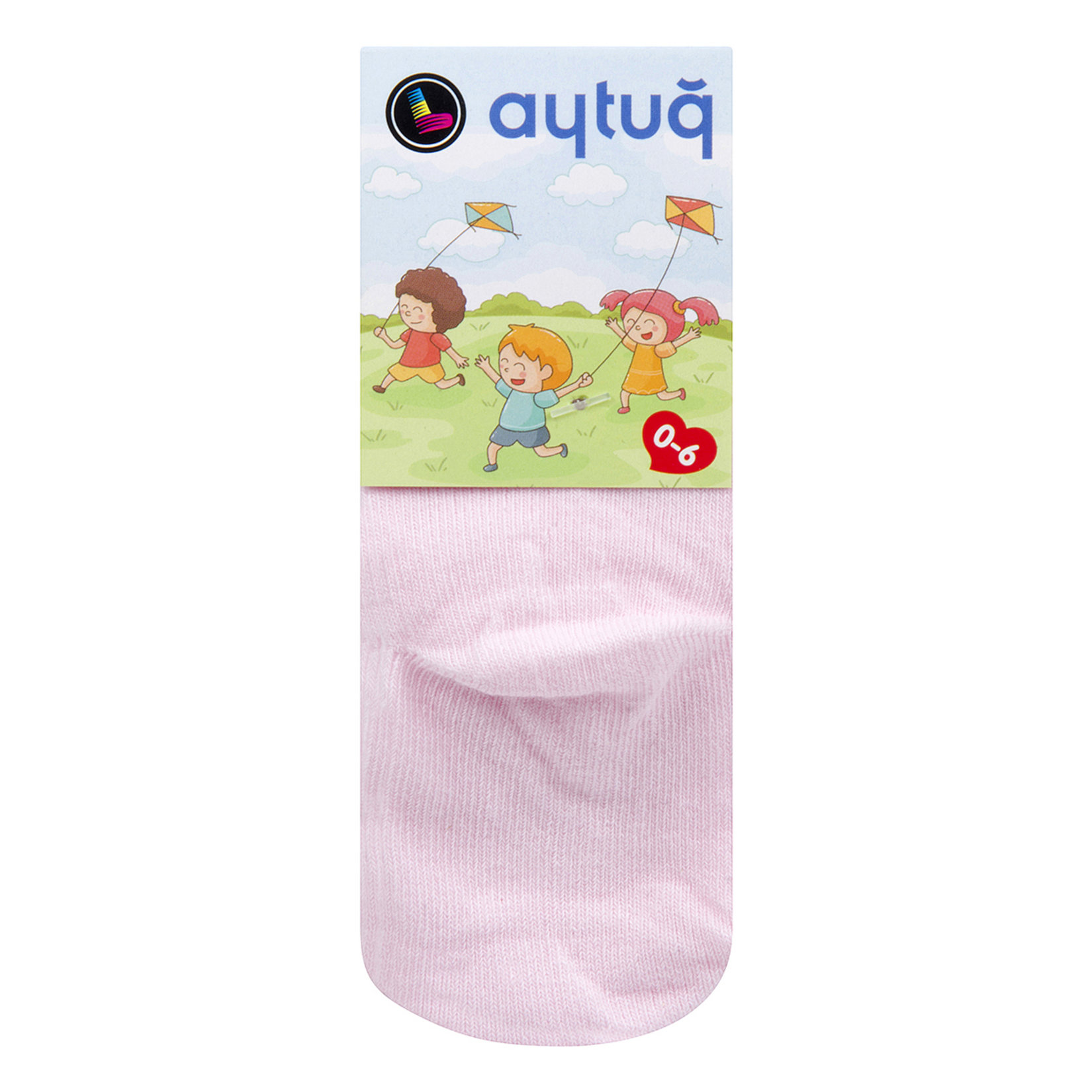 Aytuğ Kız Bebek Corap 2'Li 0-6 Ay