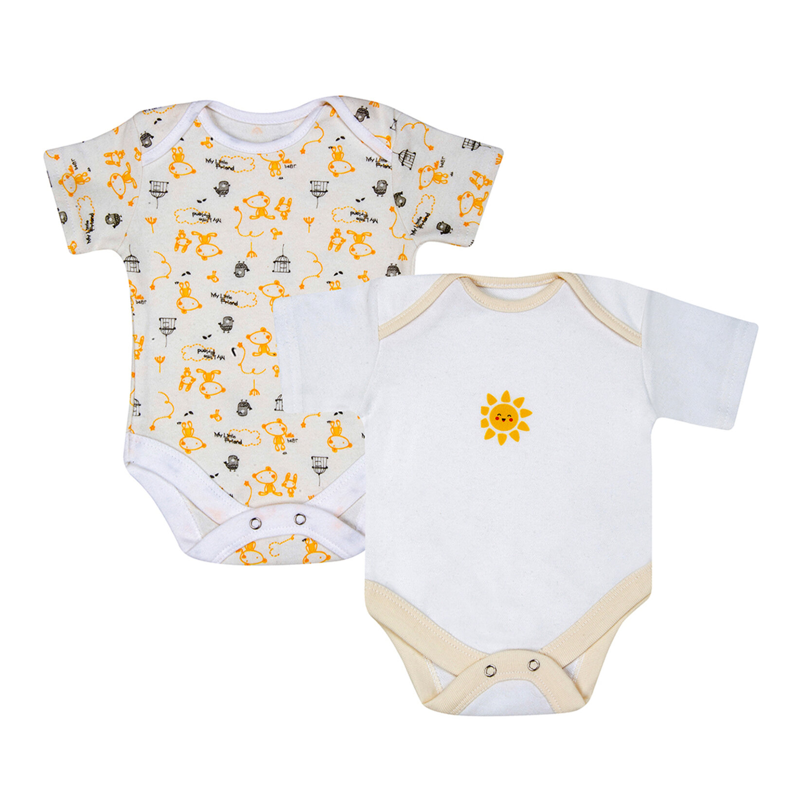 Kardelen Bb 2'li Kısakol Body 0-3 Ay Unisex