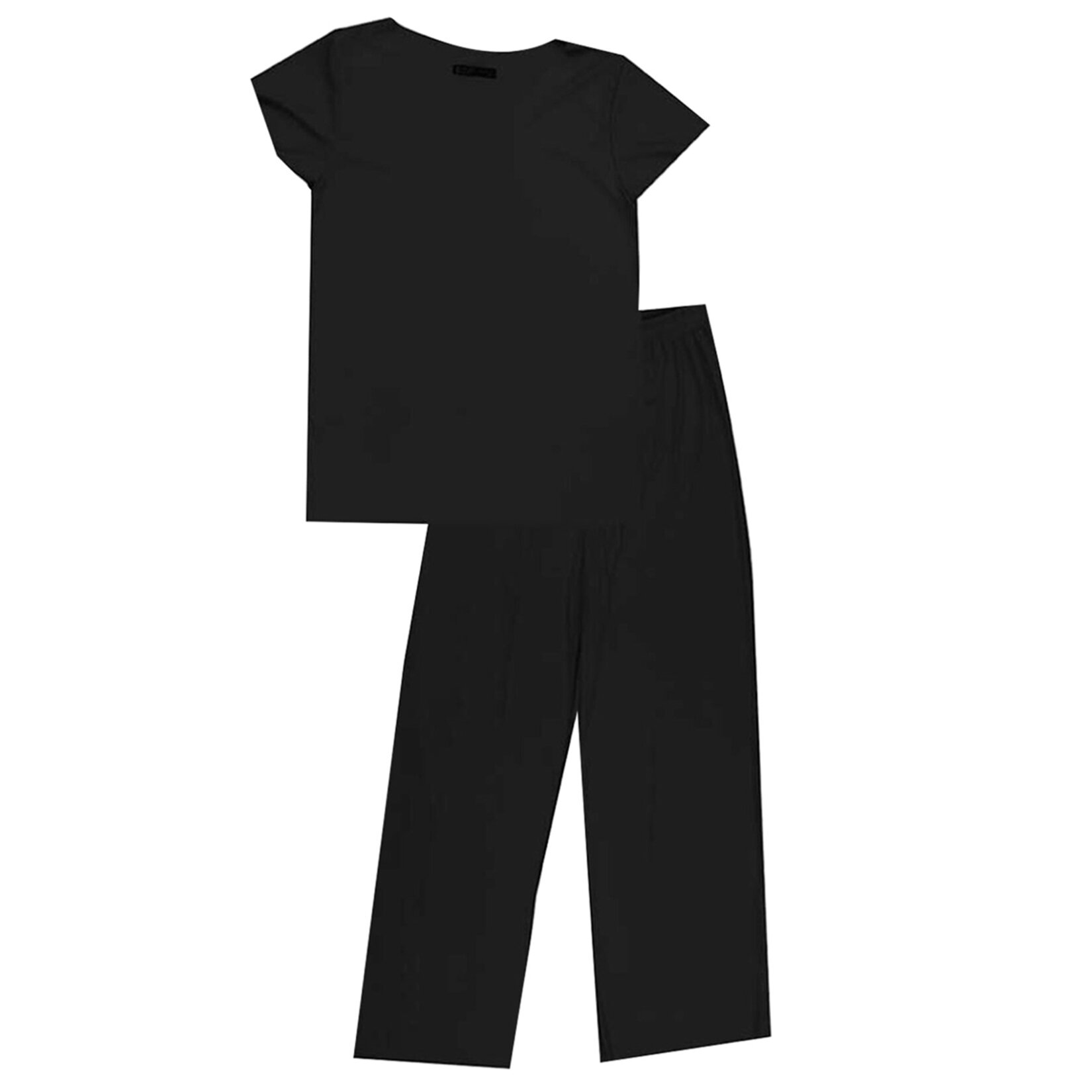 Nap Kadın Salaş Pijama Takımı Siyah L - XL