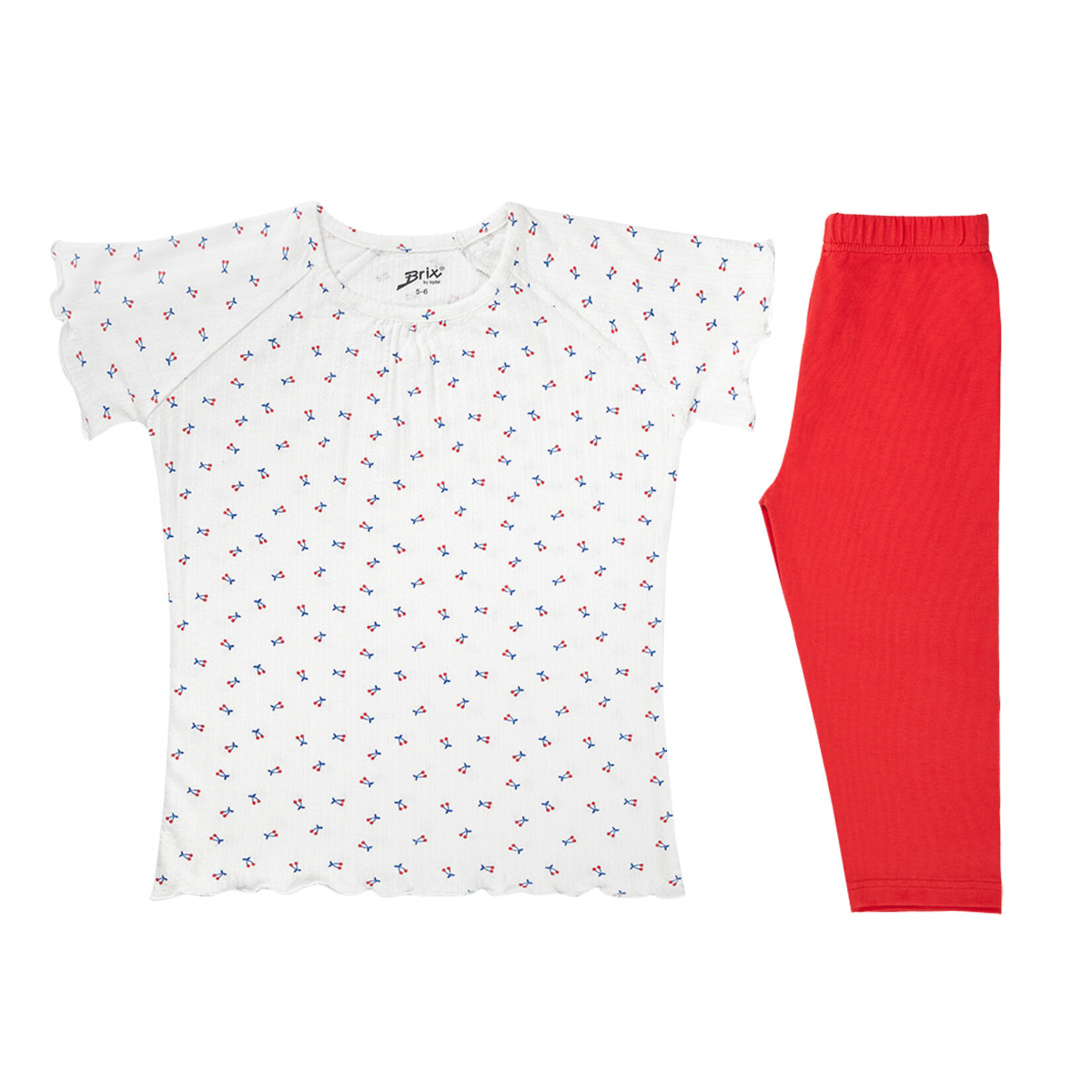 Brix Kız Çocuk Pijama Takımı Ekru 7/8