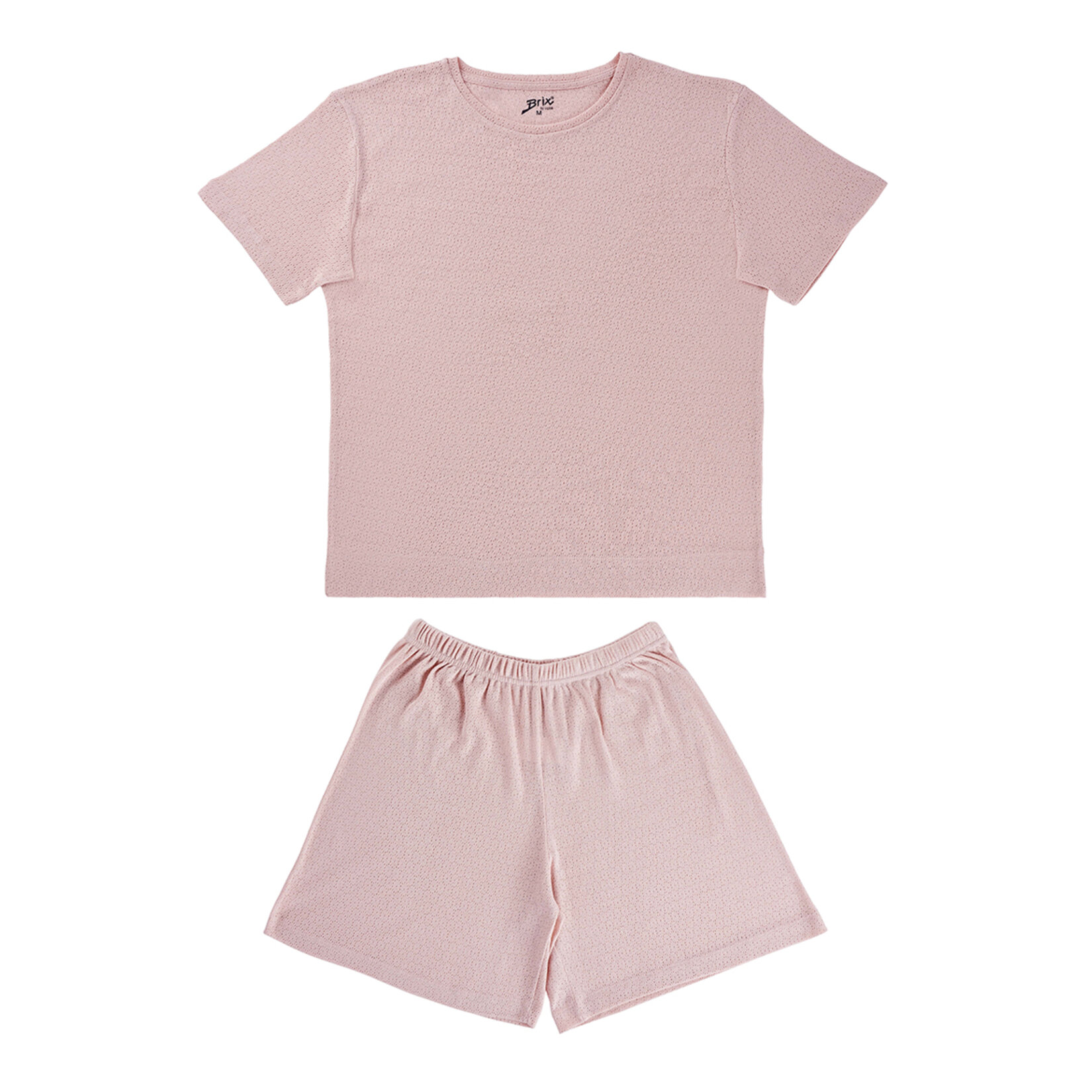 Brix Kadın Pamuk Pijama Takımı Somon L