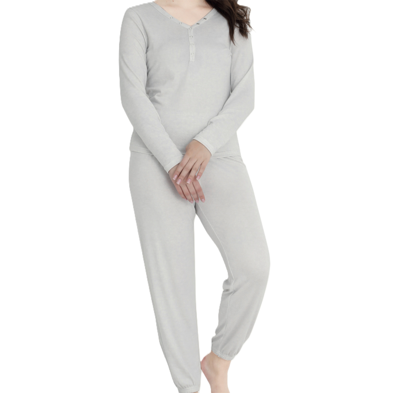 Nap Kadın Lastikli Paça Pijama Takımı L