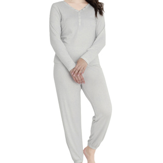 Nap Kadın Lastikli Paça Pijama Takımı L