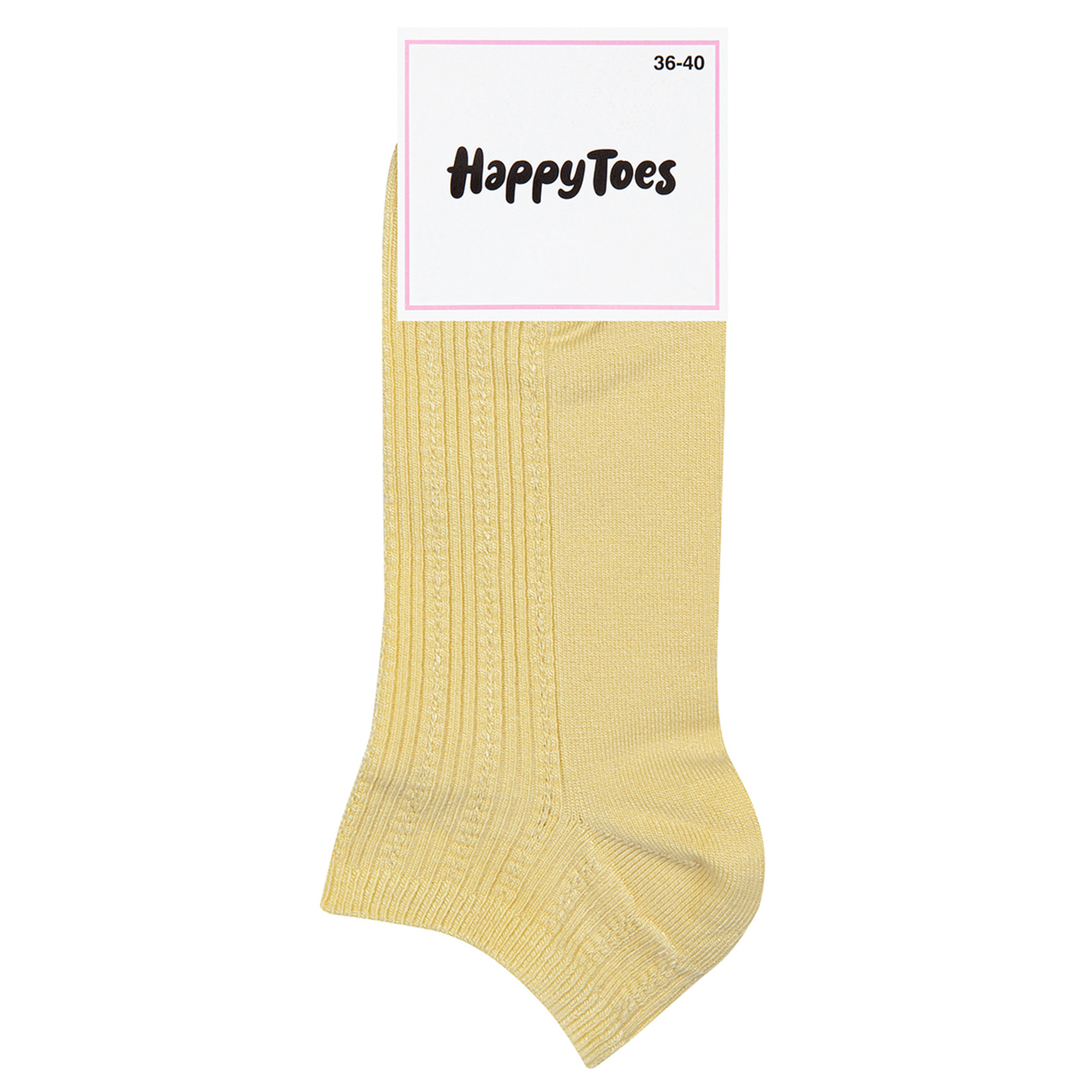 Happy Toes Kabartma Desenli Viskon Patik Çorap 36-40 - Görsel 3