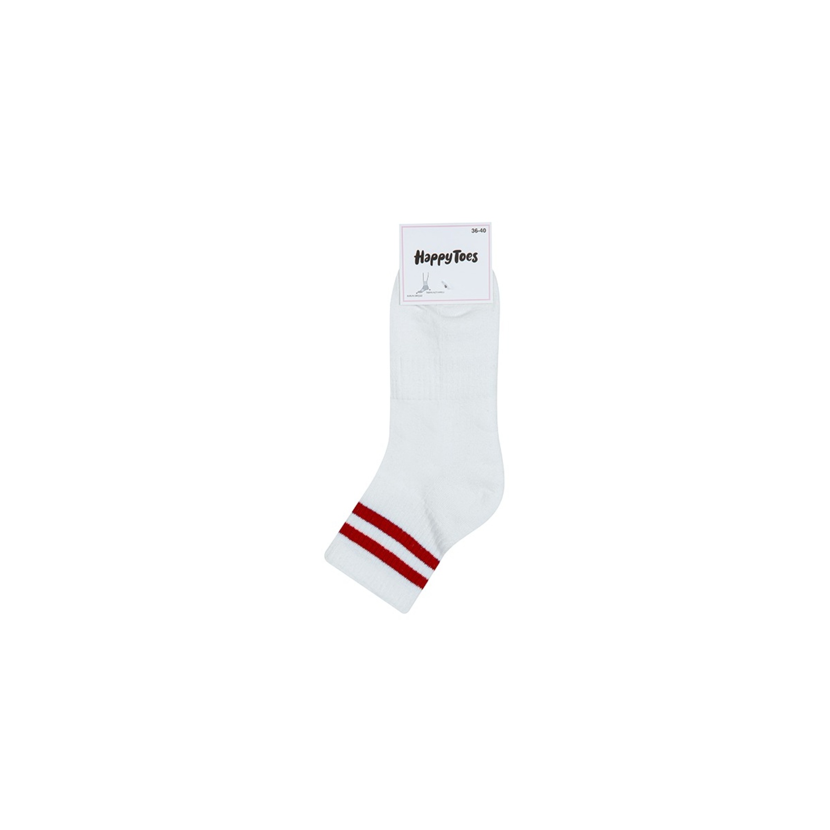 Happy Toes Havlu Yarım Soket Spor Çorap 36-40 - Görsel 2