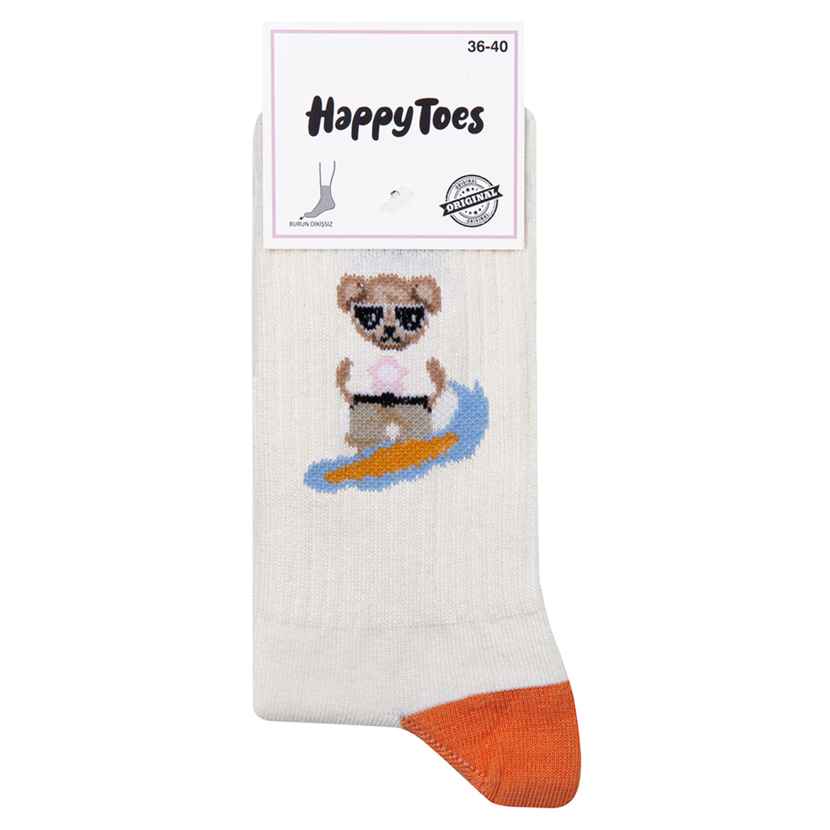 Happy Toes Ayıcık Desenli Çorap 36-40 - Görsel 2