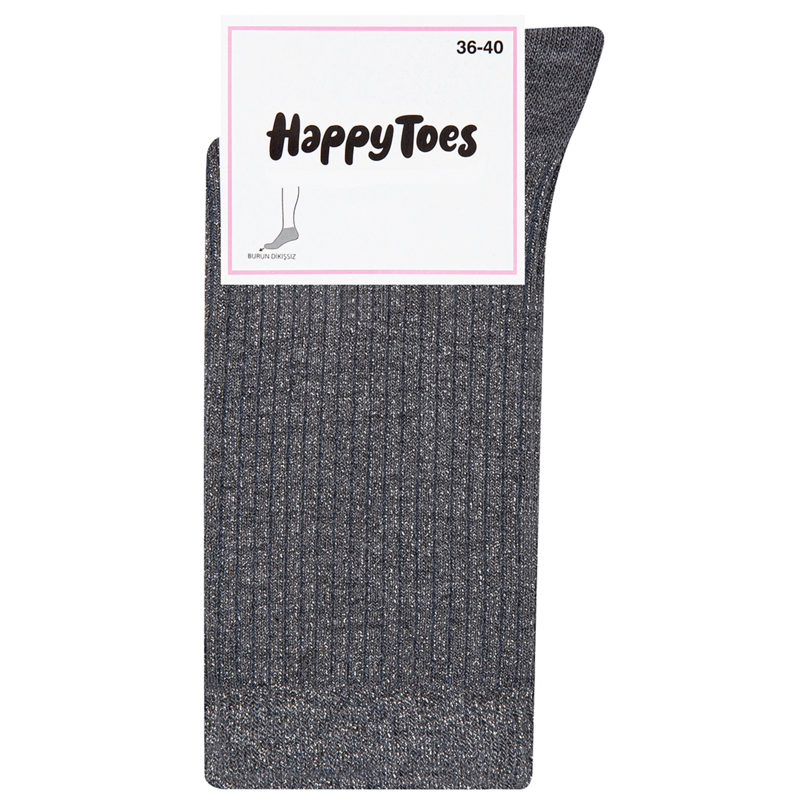 Happy Toes Sim Ribli Kadın Çorap 36-40 - Görsel 1