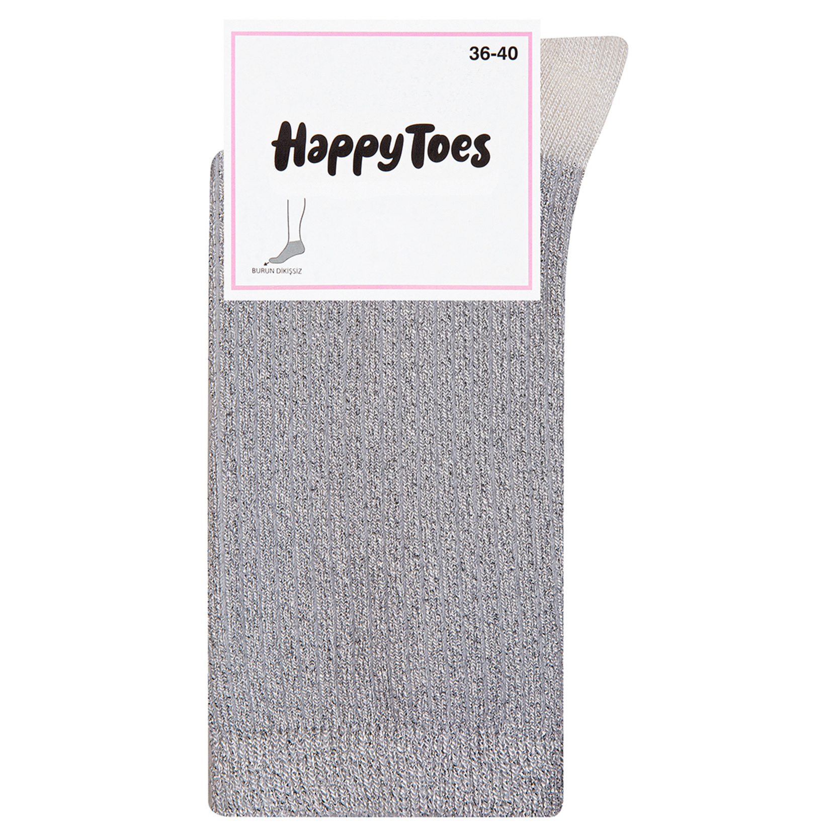 Happy Toes Sim Ribli Kadın Çorap 36-40 - Görsel 2