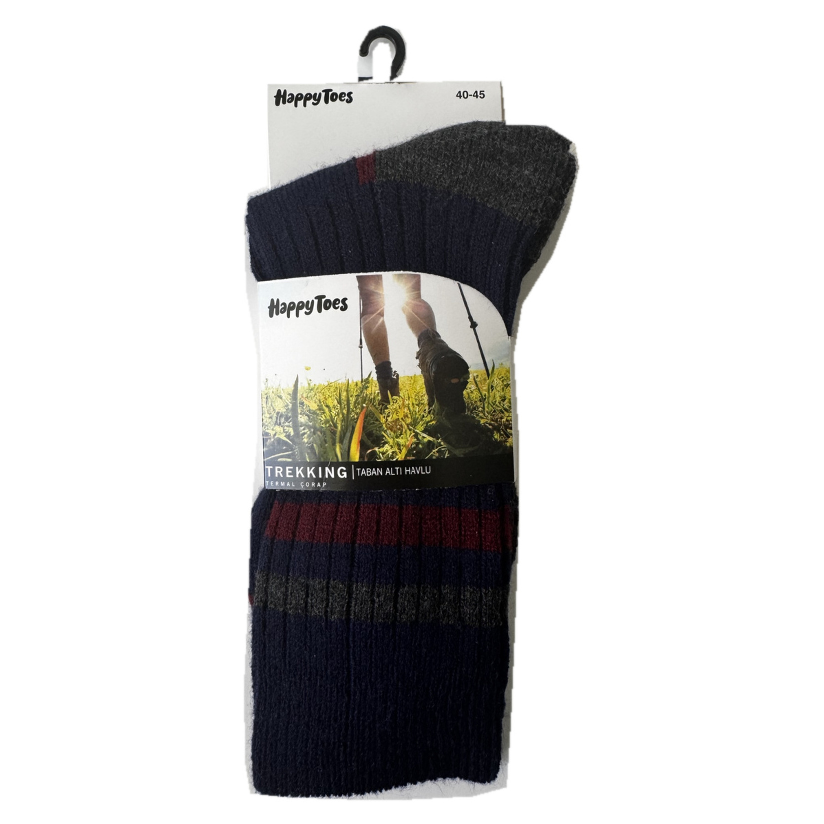 Happy Toes Havlu Trekking Çorap 40-45