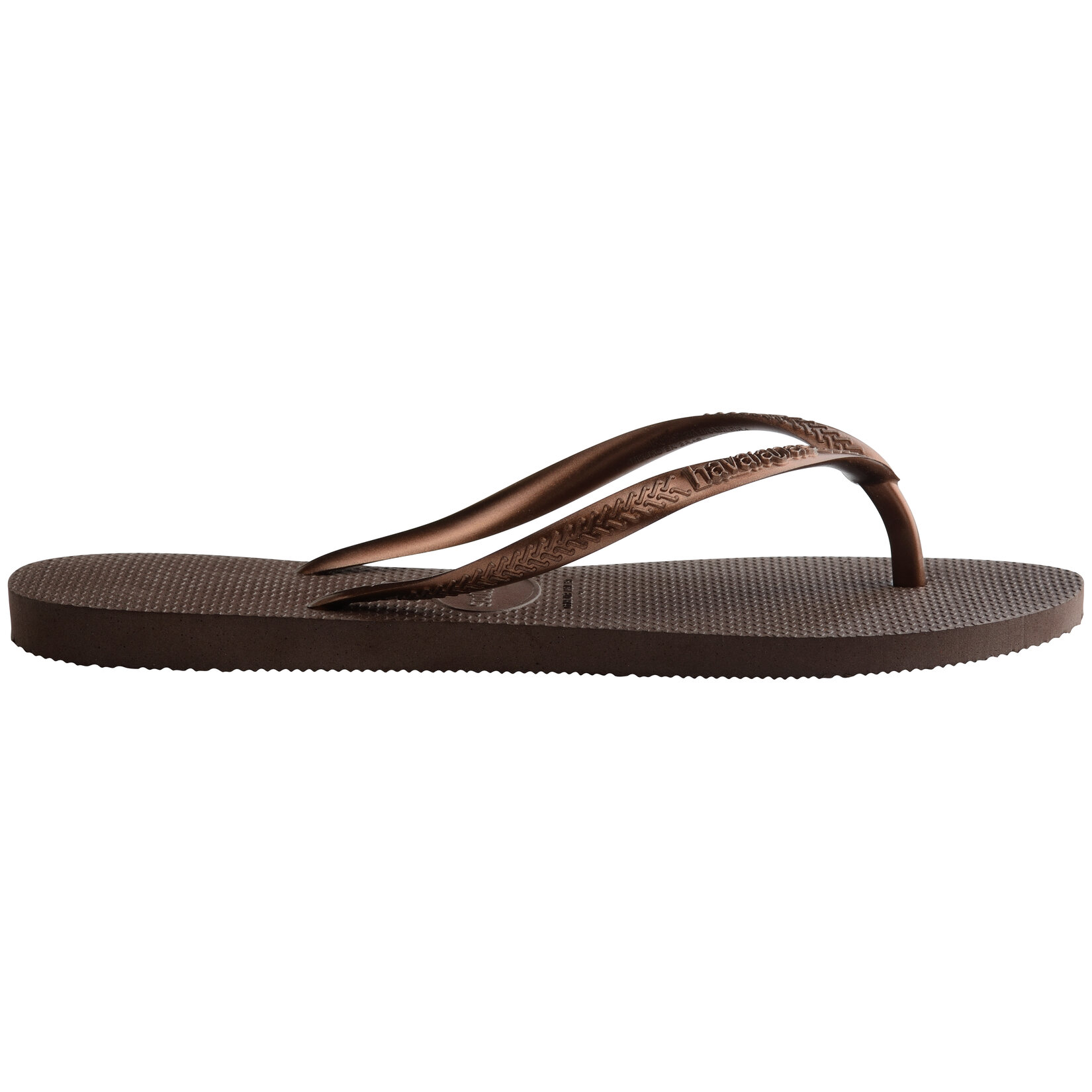 Havaianas Slim Dark Brown/Metal Acoused 41/42 - Görsel 2