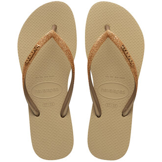Havaianas Slim Glitter Sand/Gold.Lightmet.41/42