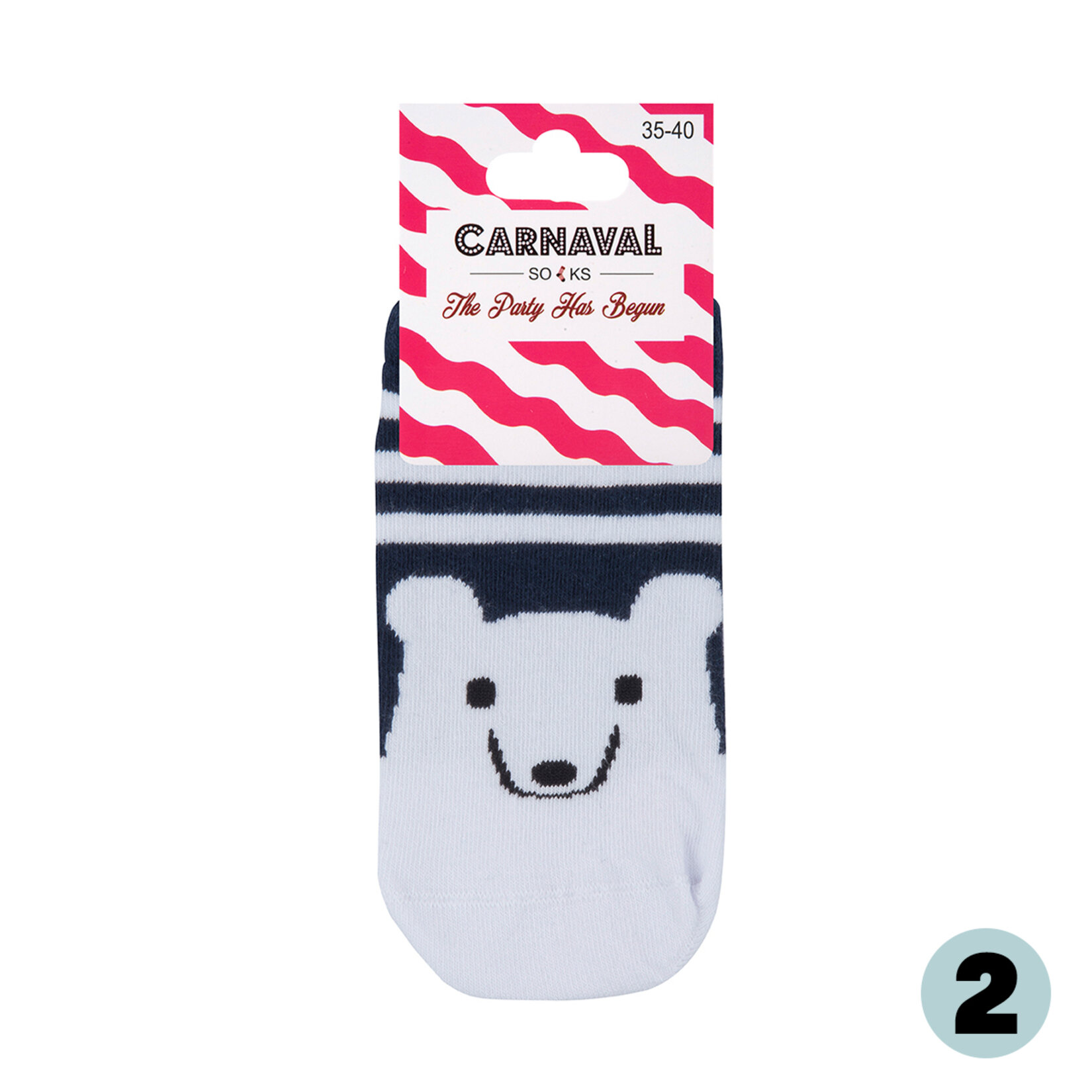 Carnaval Socks Köpek Desenli Kadın Patik Çorap - M - Görsel 2