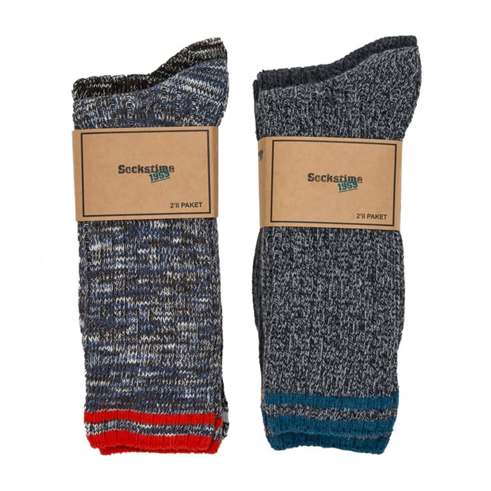 Sockstime Kışlık Erkek Çorap 2'li Paket 40/45